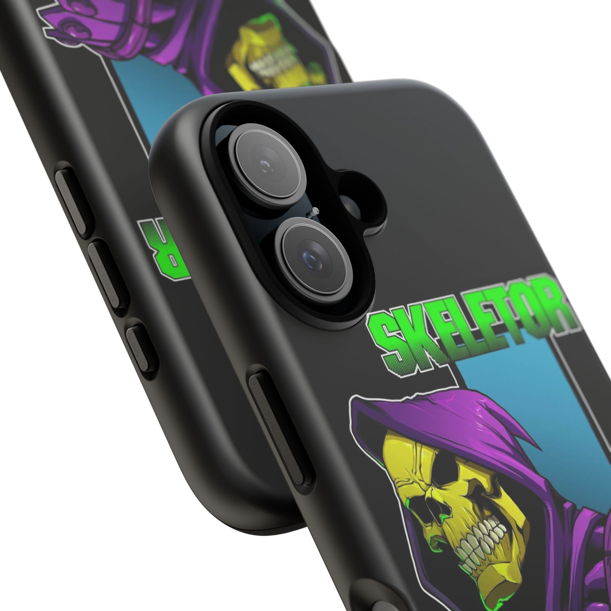 Skeletor Tough Cases for iPhones, Samsung, and Pixel