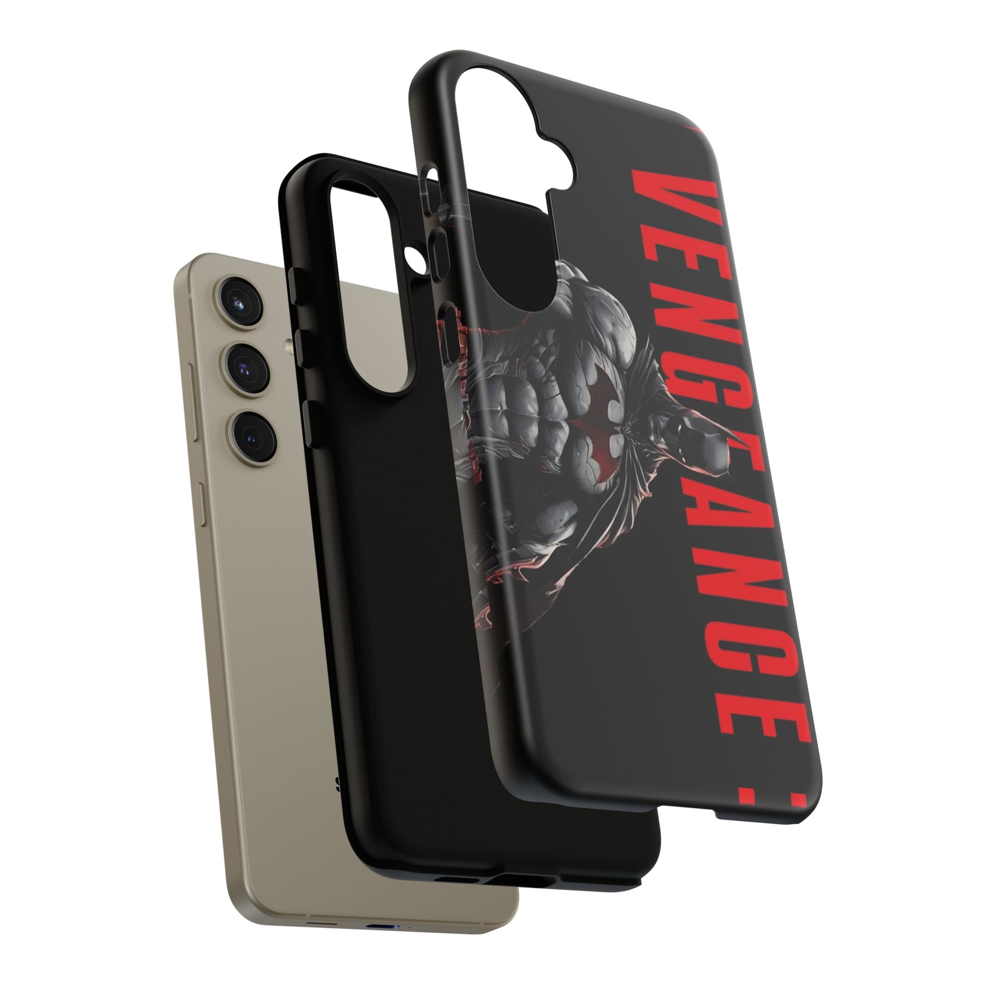 DC Comics Batman Vengence Tough Cases for iPhones, Samsung, and Pixel