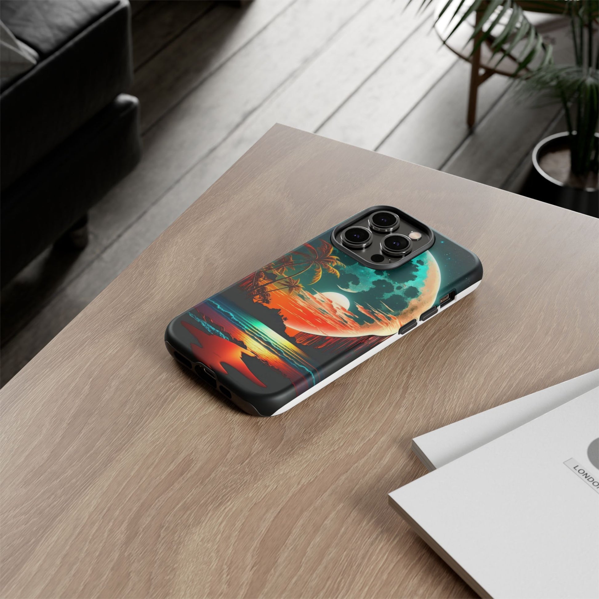 Fantasy Beach Sunset Landscape Phone Case for iPhone, Samsung Galaxy, & Pixel Phones