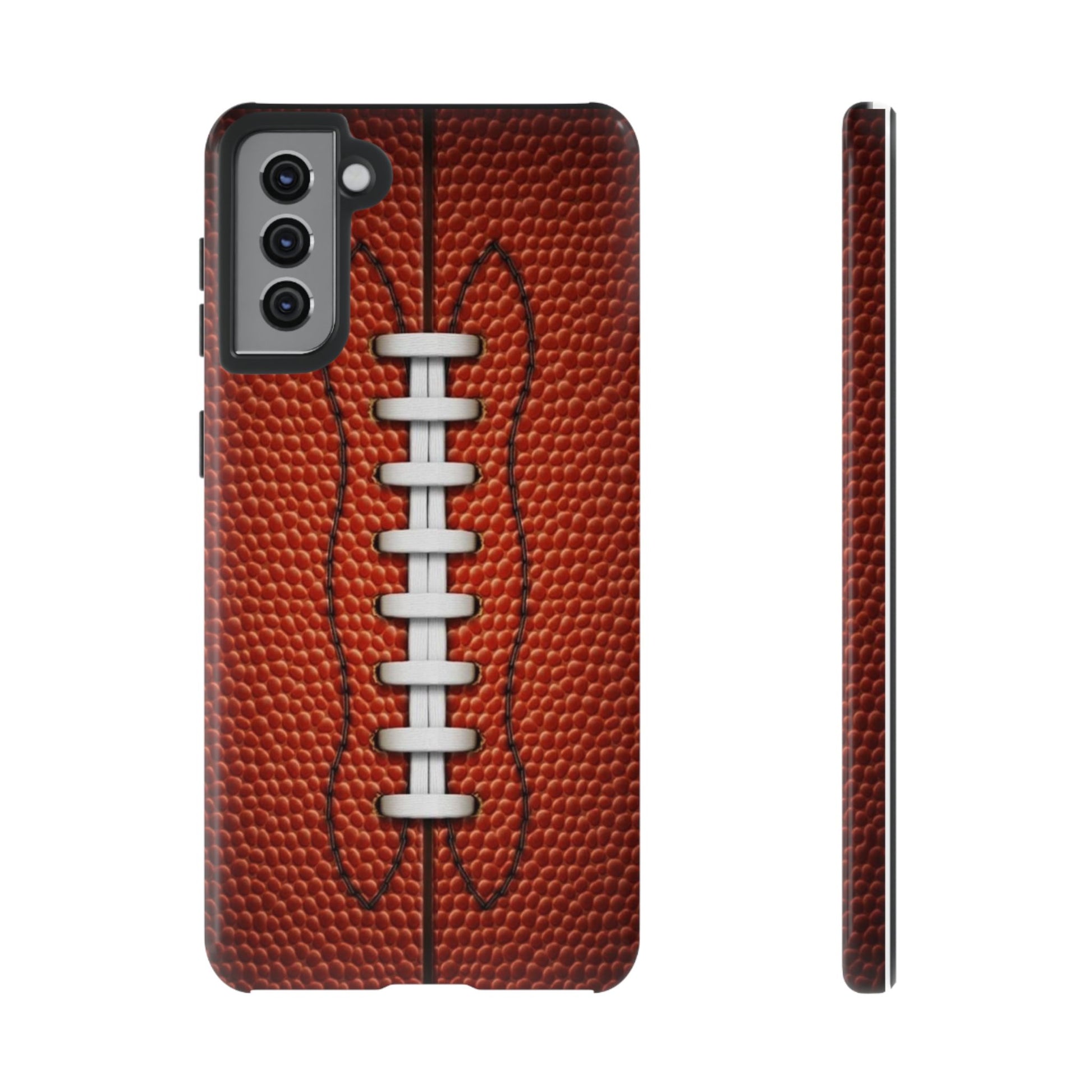 Football Pigskin Print Tough Cases for iPhones, Samsung, and Pixel