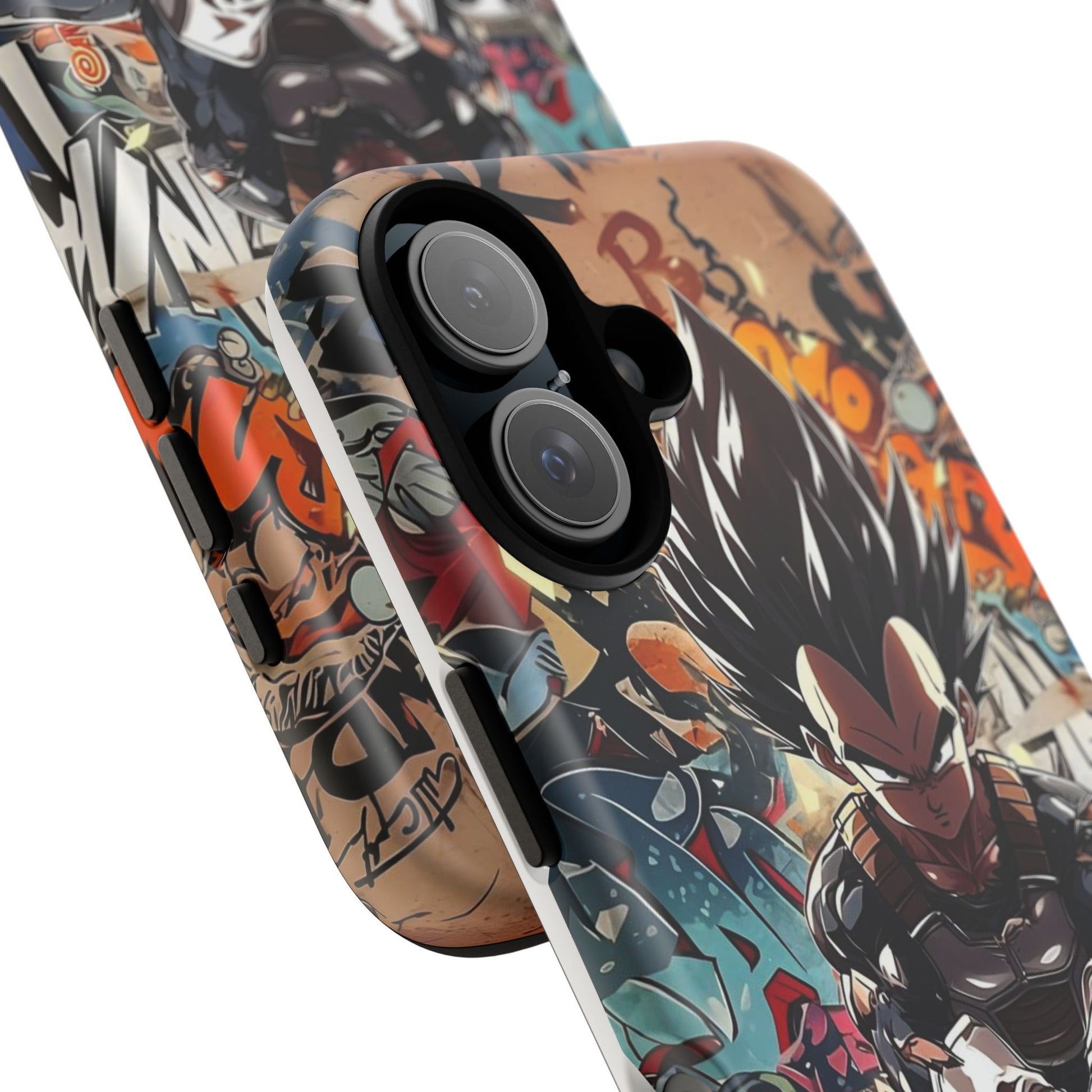 Anime Vegeta Dragon ball Z Tough Cases for iPhones, Samsung, and Pixel