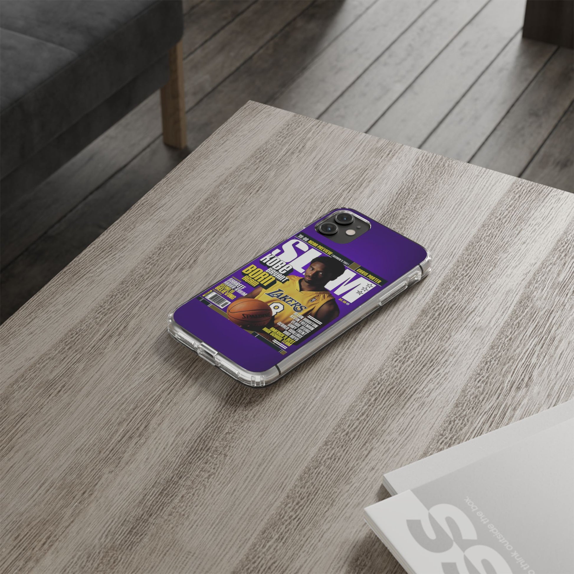 SLAM Cover Kobe Basketball Inspired design Clear Phone Cases