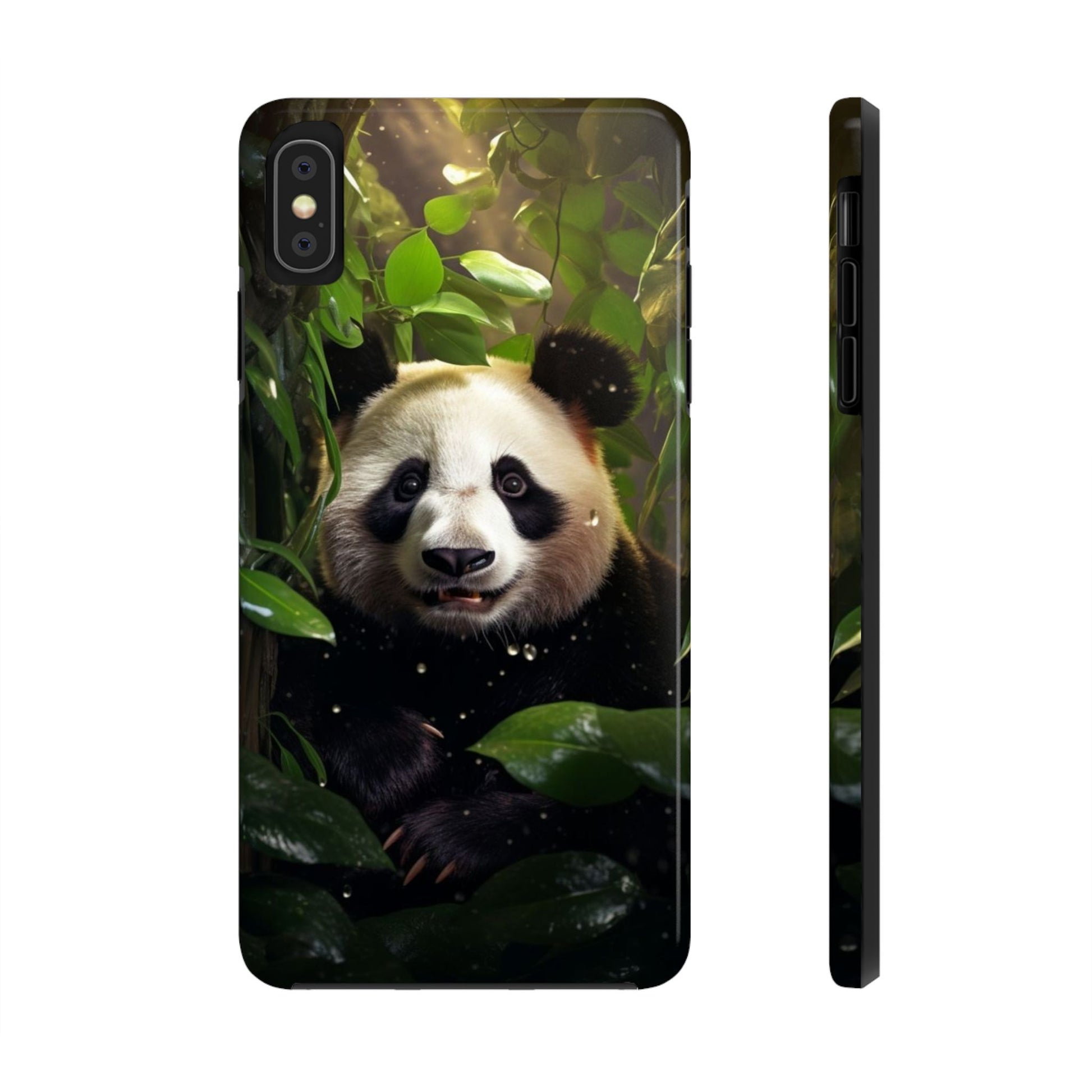 Smiling Panda Theme Phone Cases for iPhones & Samsung Phones
