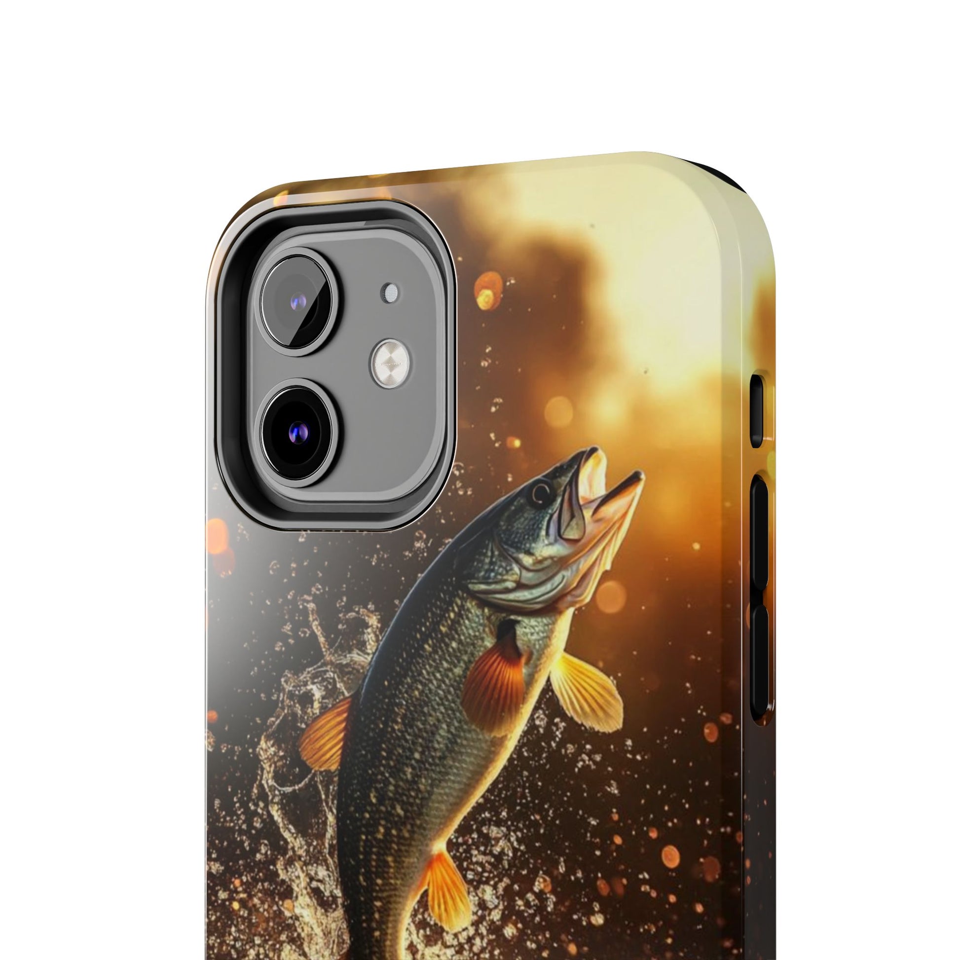 Jumping Bass Fish Theme Phone Cases for iPhones & Samsung Phones