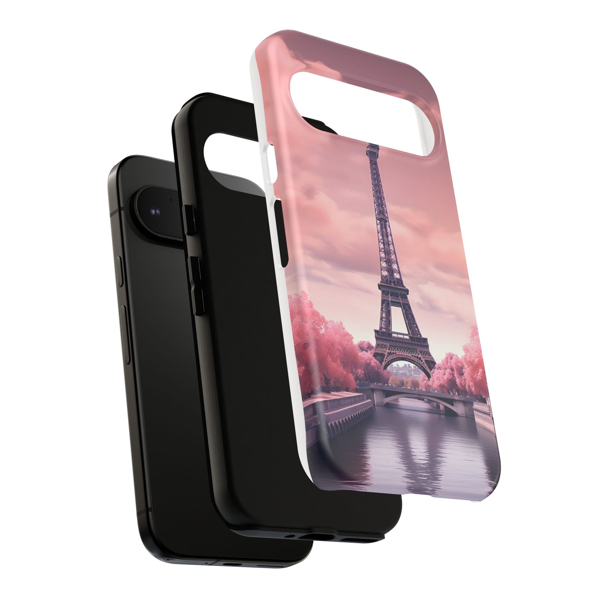 Eiffel Tower Paris Tough Cases for iPhones, Samsung, and Pixel