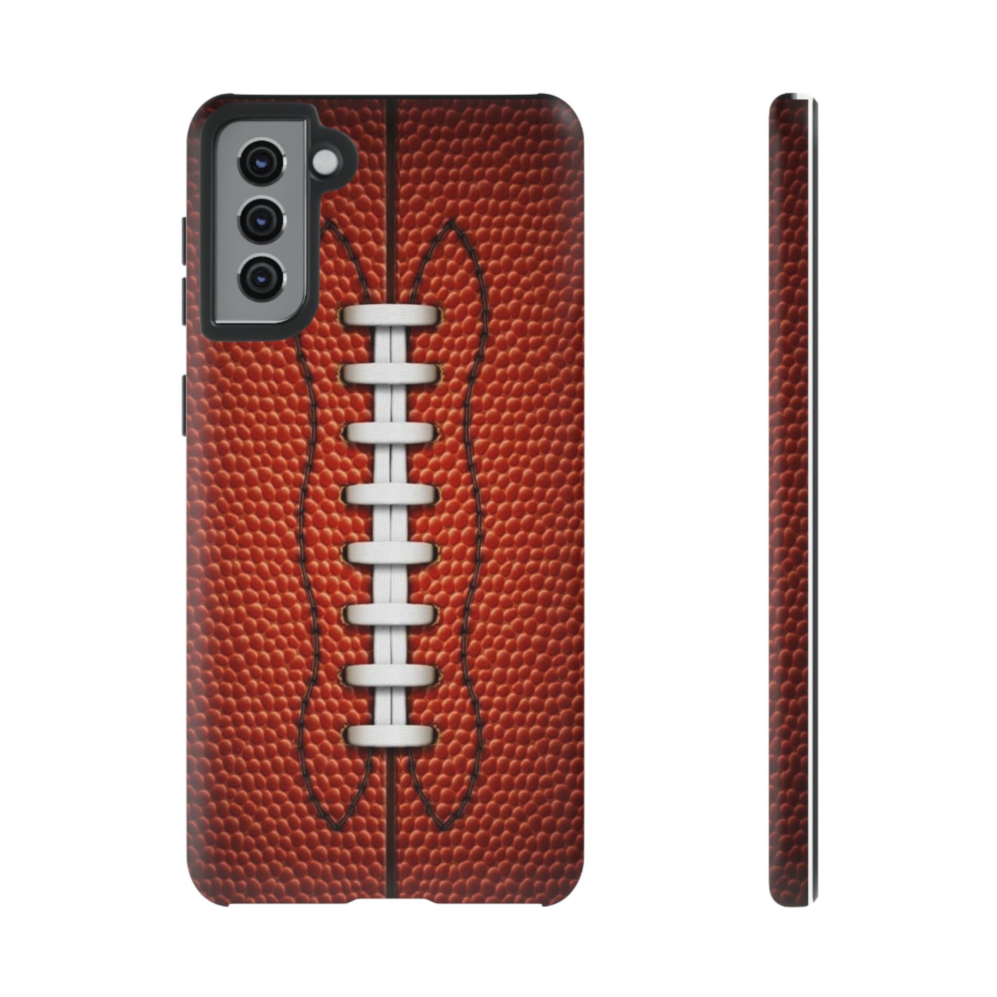 Football Pigskin Print Tough Cases for iPhones, Samsung, and Pixel