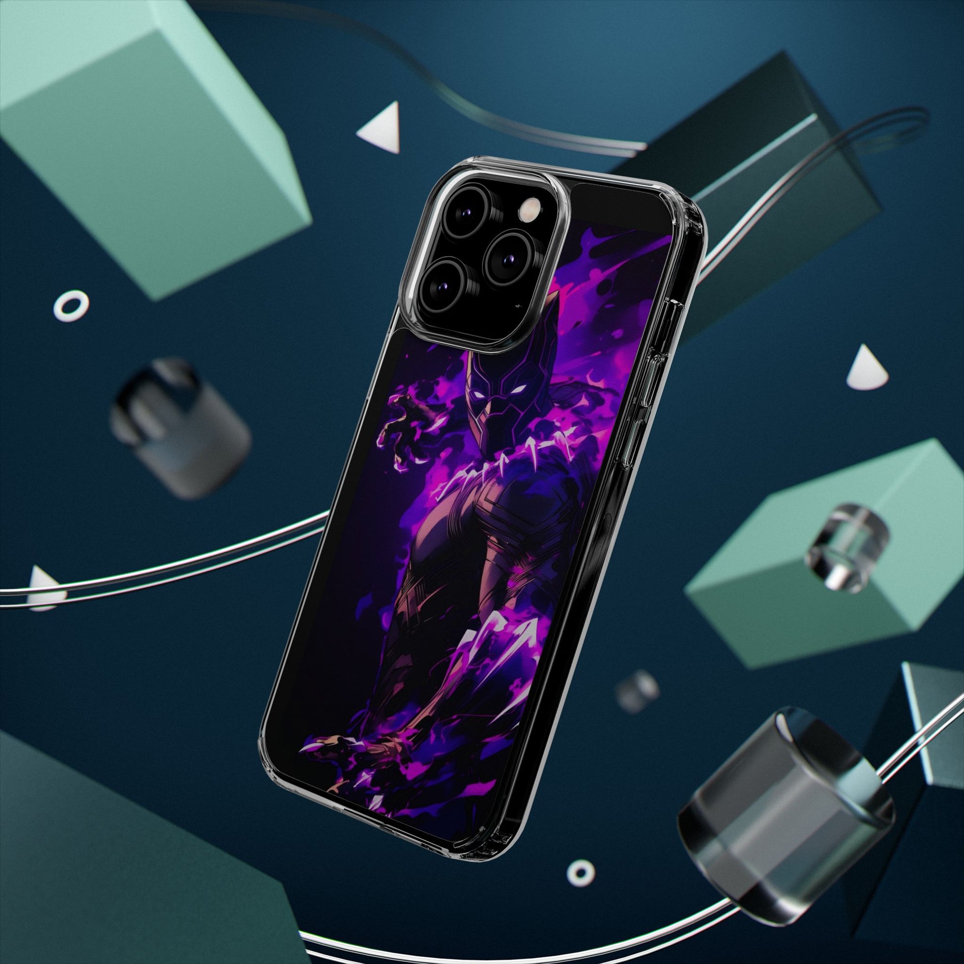 King of Wakanda Super Black Panther iPhone & Samsung Case, Wireless Charging compatible