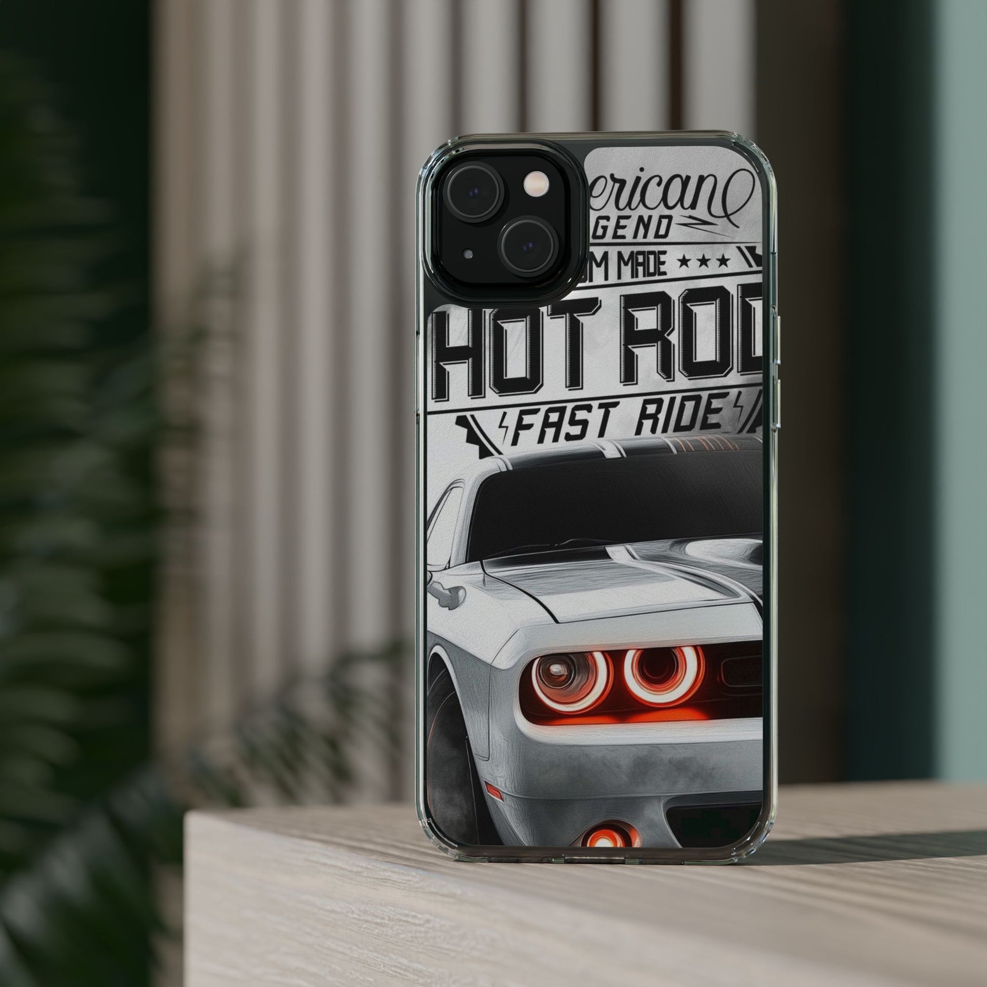 American Hot Rod Hell Cat Case for iPhone and Samsung phone