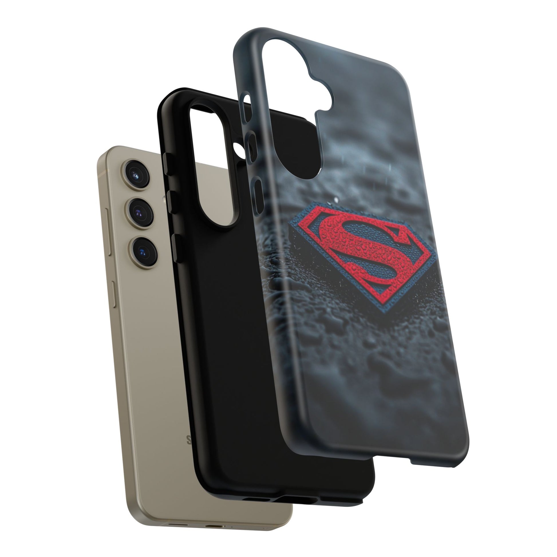 Superman Logo Tough Cases for iPhones, Samsung, and Pixel