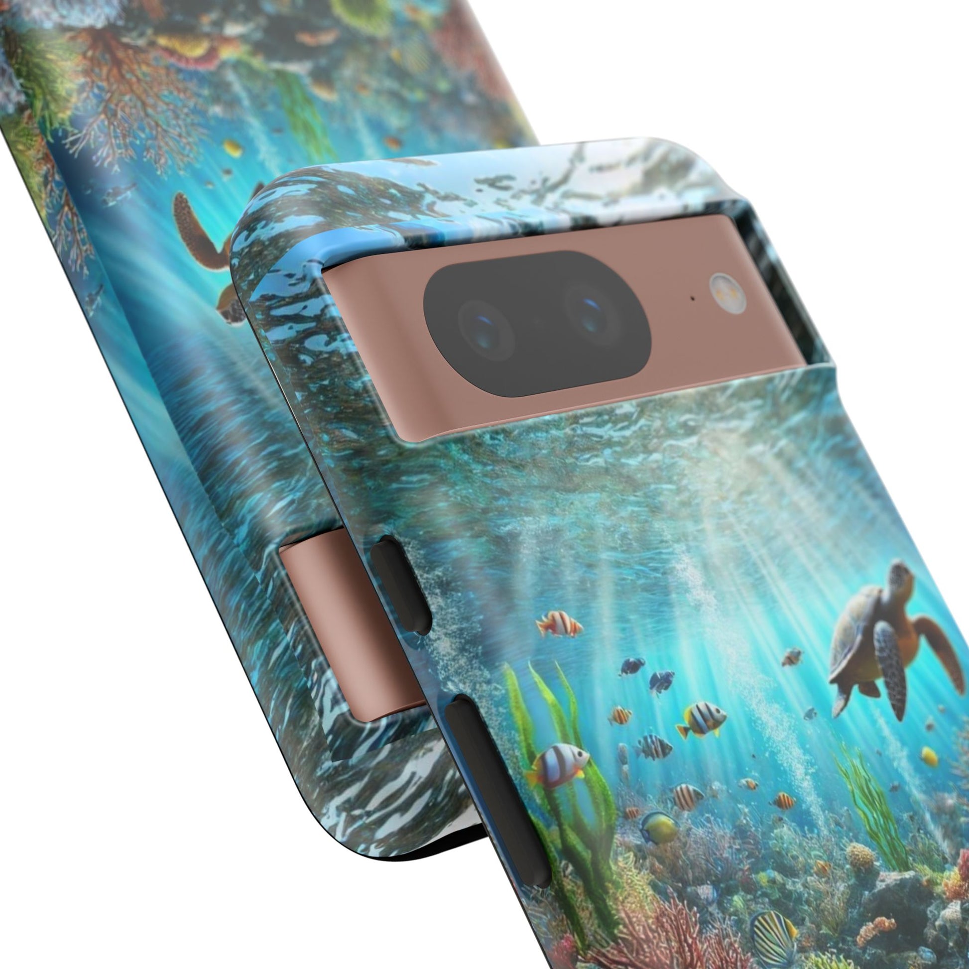 Under Sea Landscape Tough Cases for iPhones, Samsung, and Pixel