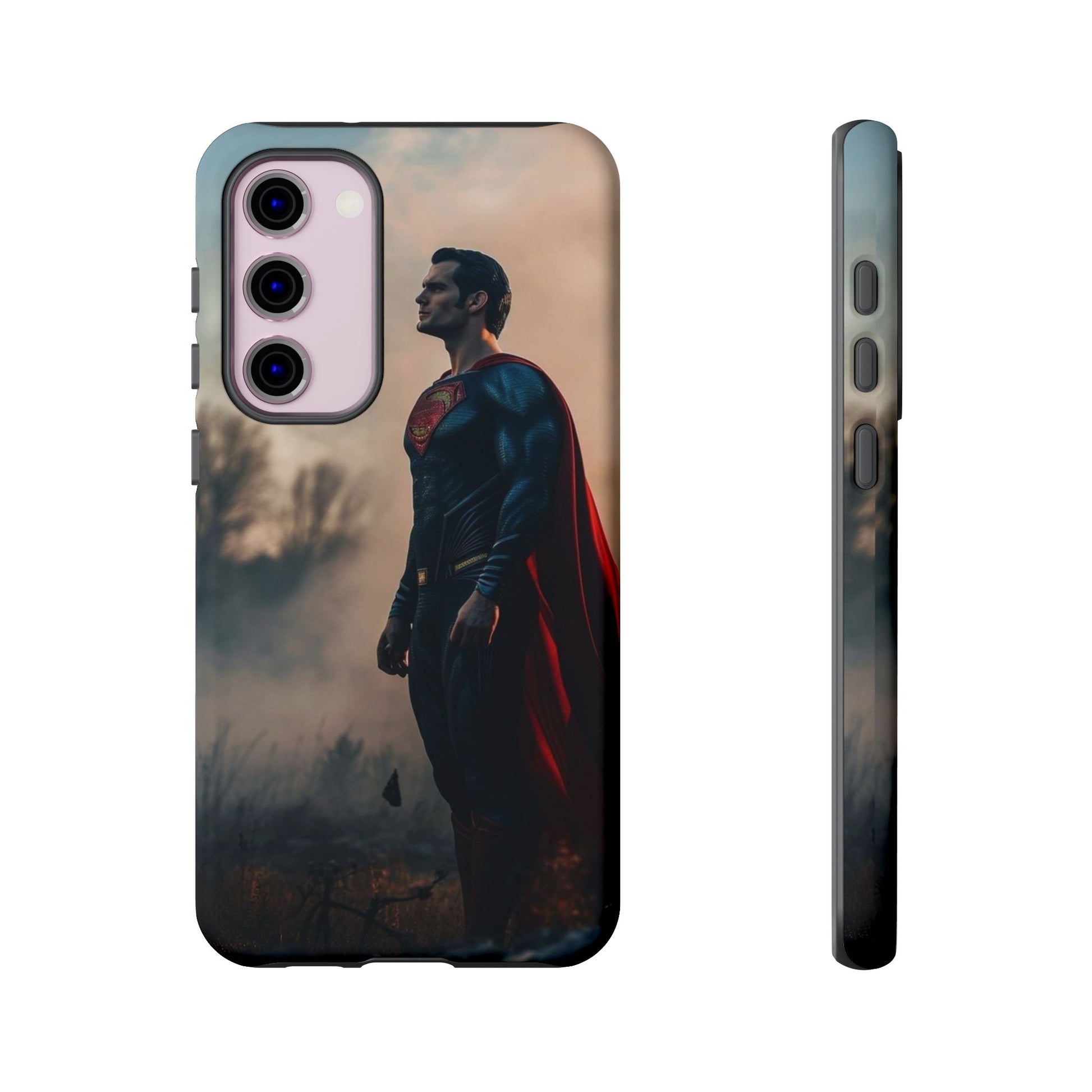 Henry Cavil Superman Tough Cases for iPhones, Samsung, and Pixel