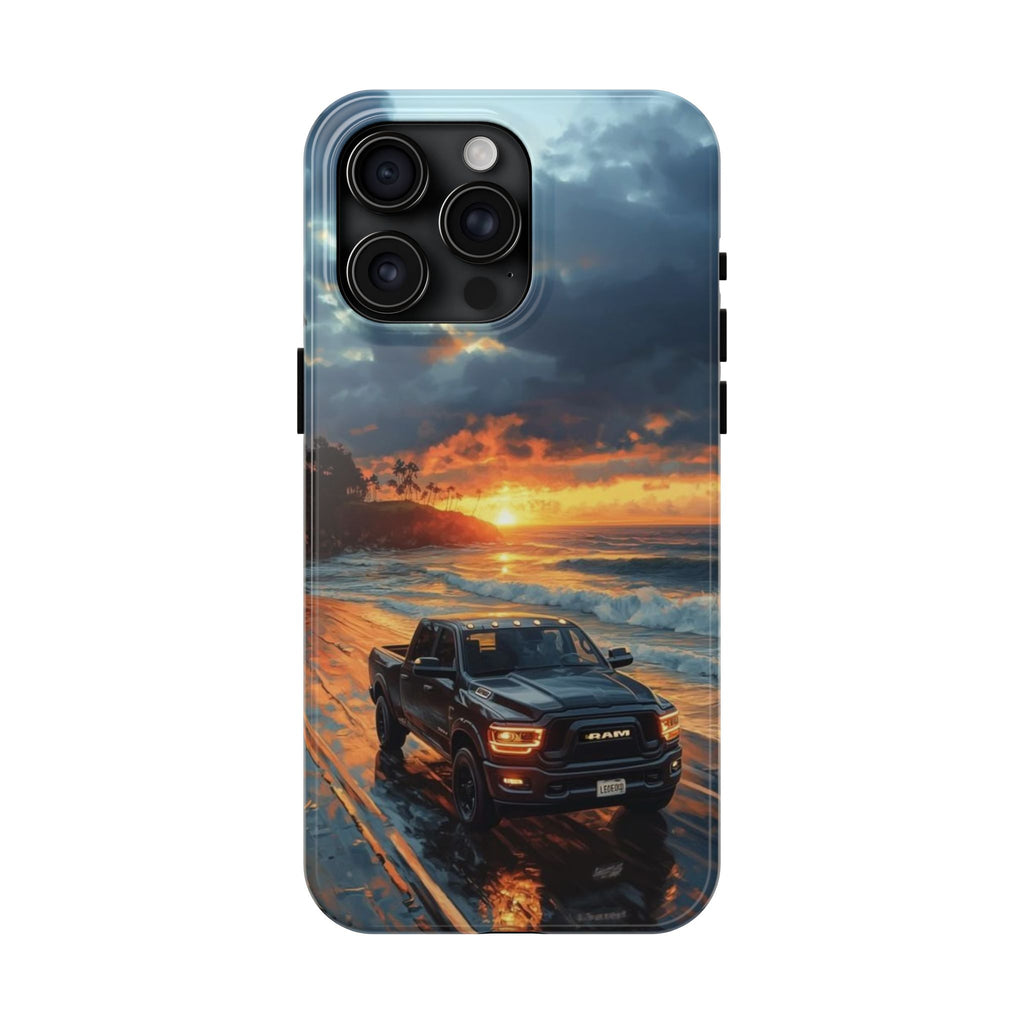Dodge Ram Beach Phone Cases for Iphones & Samsung Phones Durable