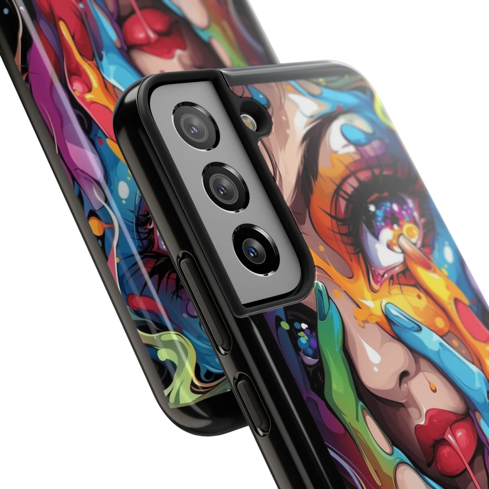 Sexy Girl Paint Drip Theme Phone Cases for Iphones & Samsung Phones
