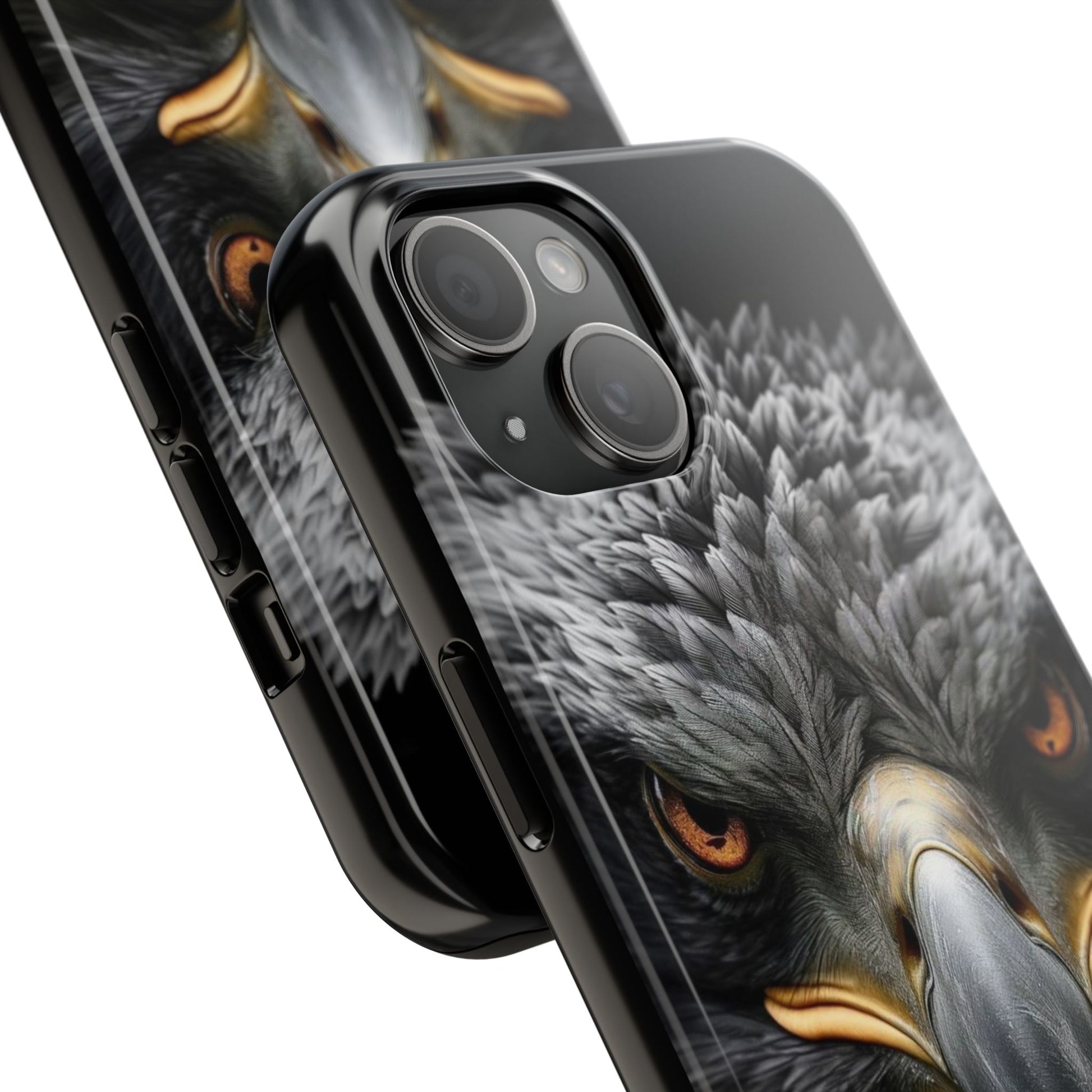 Mean Eagle Stare Theme Phone Cases for iPhones & Samsung Phones