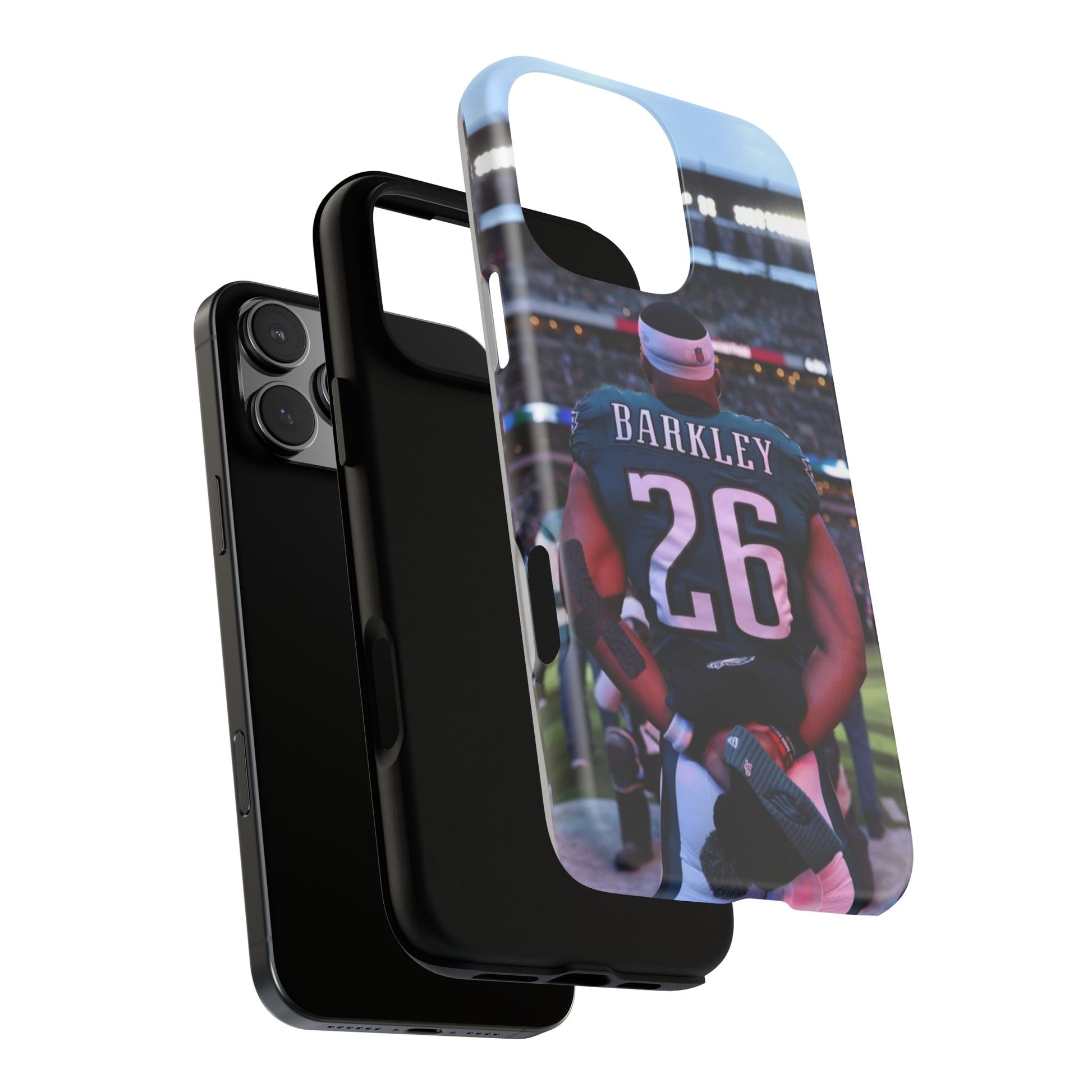 Eagles Football Saquon Barkley Tough Cases for iPhones, Samsung, and Pixel