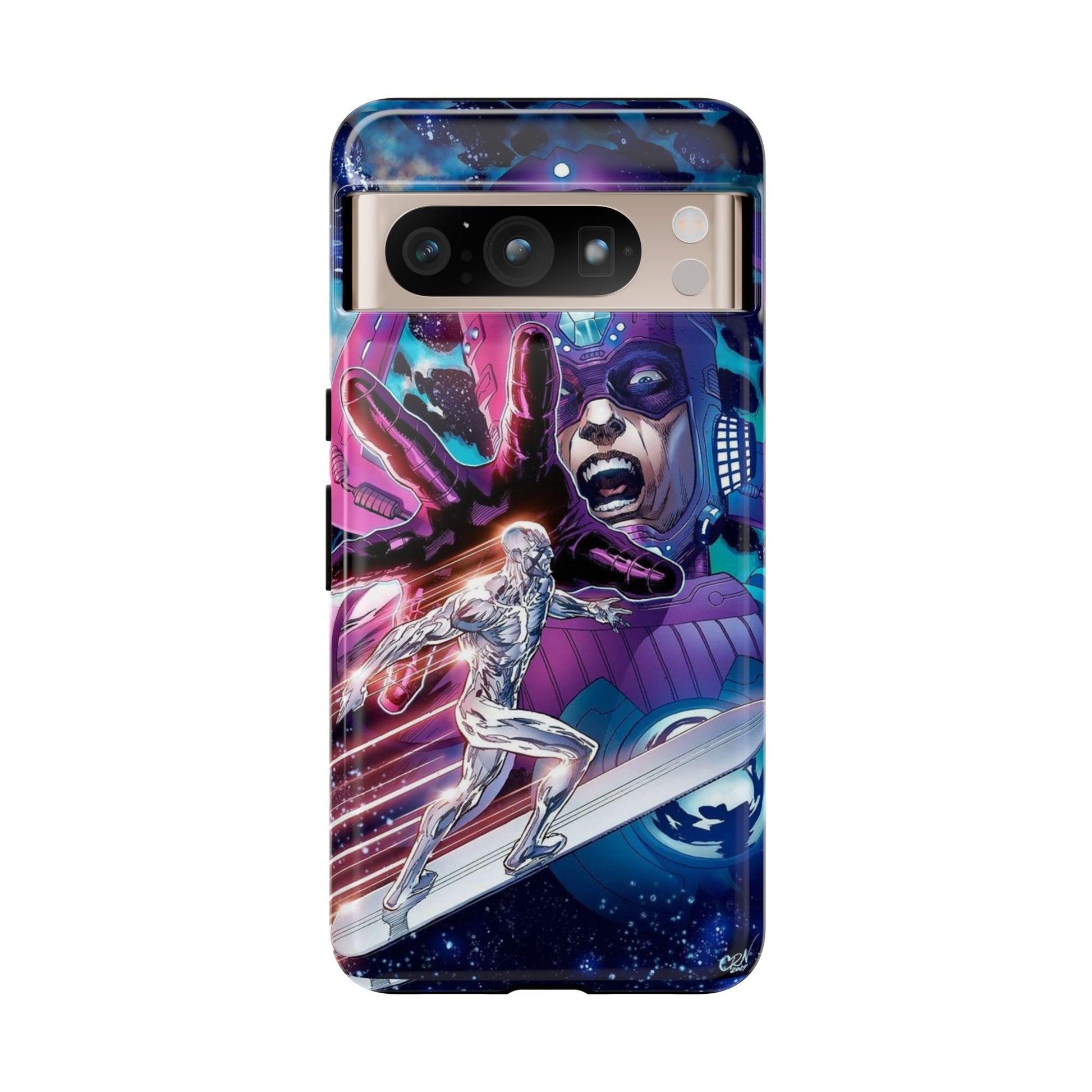 Galactus x Silver Surfer Marvel Phone Case, Tough Cases for iPhones, Samsung, and Pixel