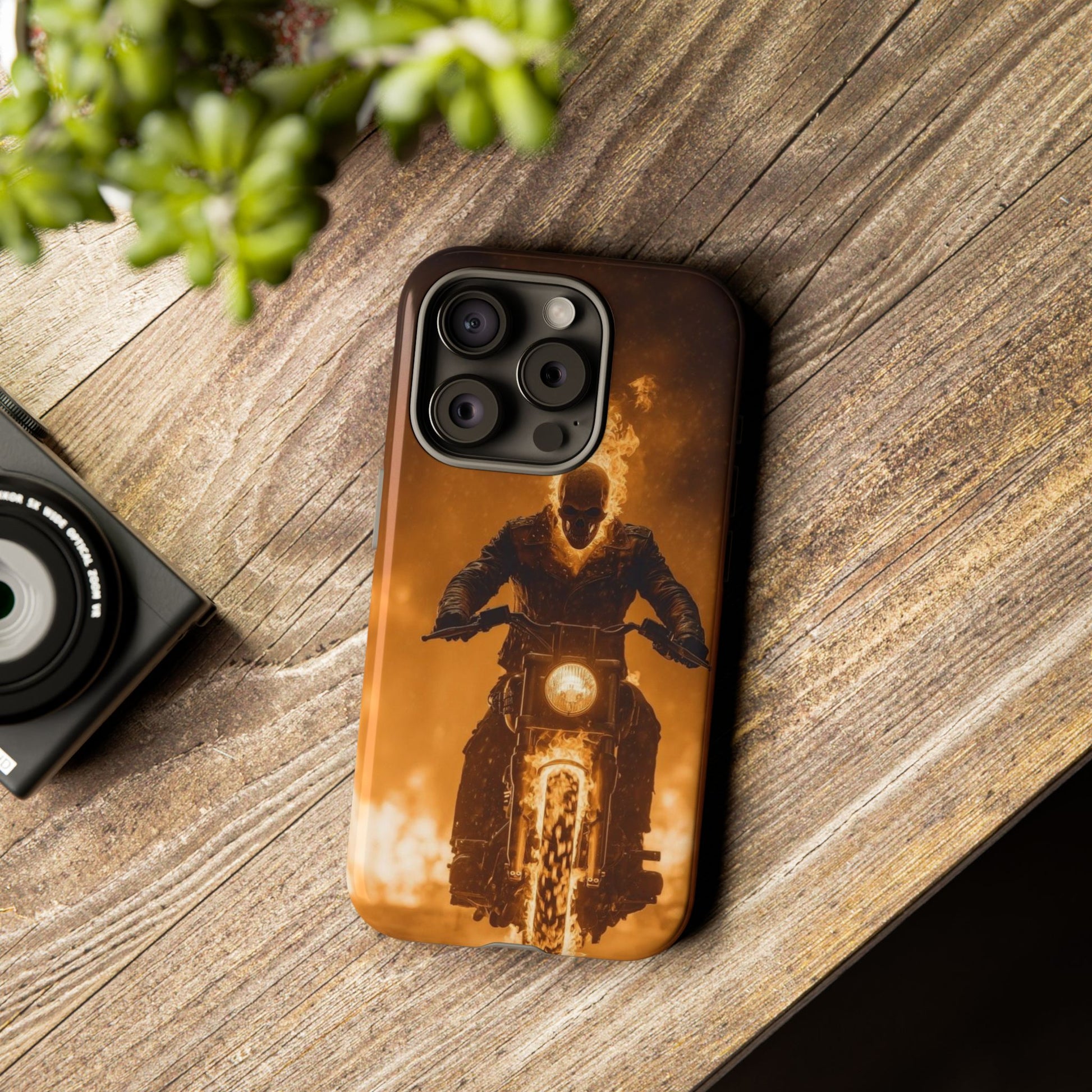 Marvel's Ghostrider Tough Cases for iPhones, Samsung, and Pixel