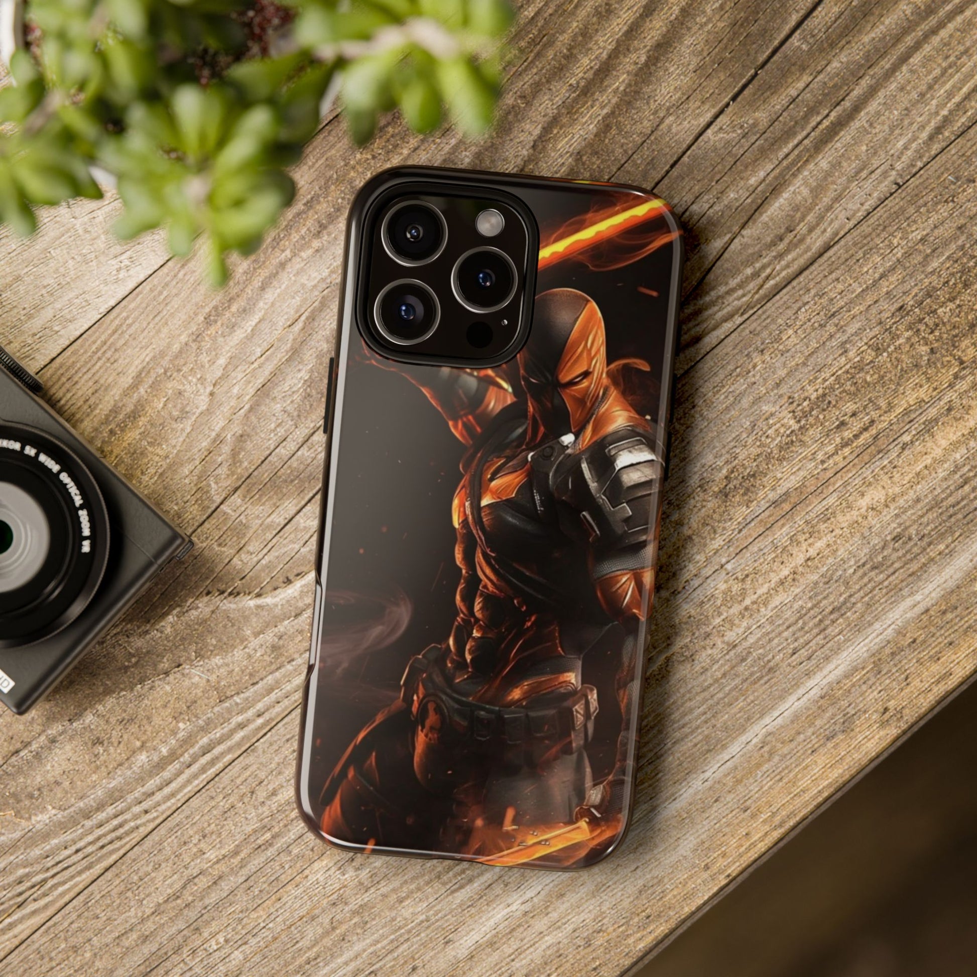 DC Comics Death Stroke Tough Cases for iPhones, Samsung, and Pixel
