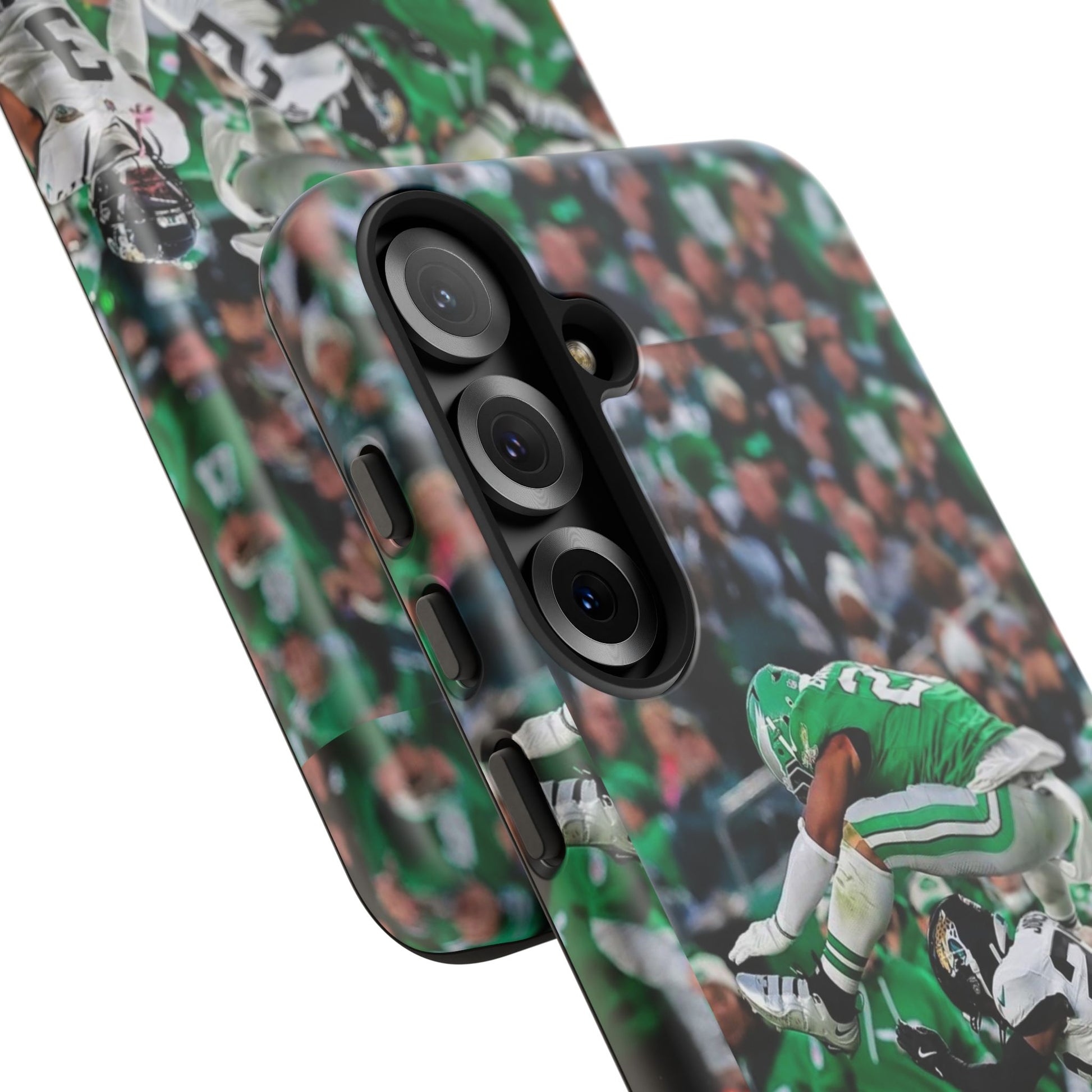 Saquon Barkley The Huddle Eagles Football Tough Cases for iPhones, Samsung, and Pixel