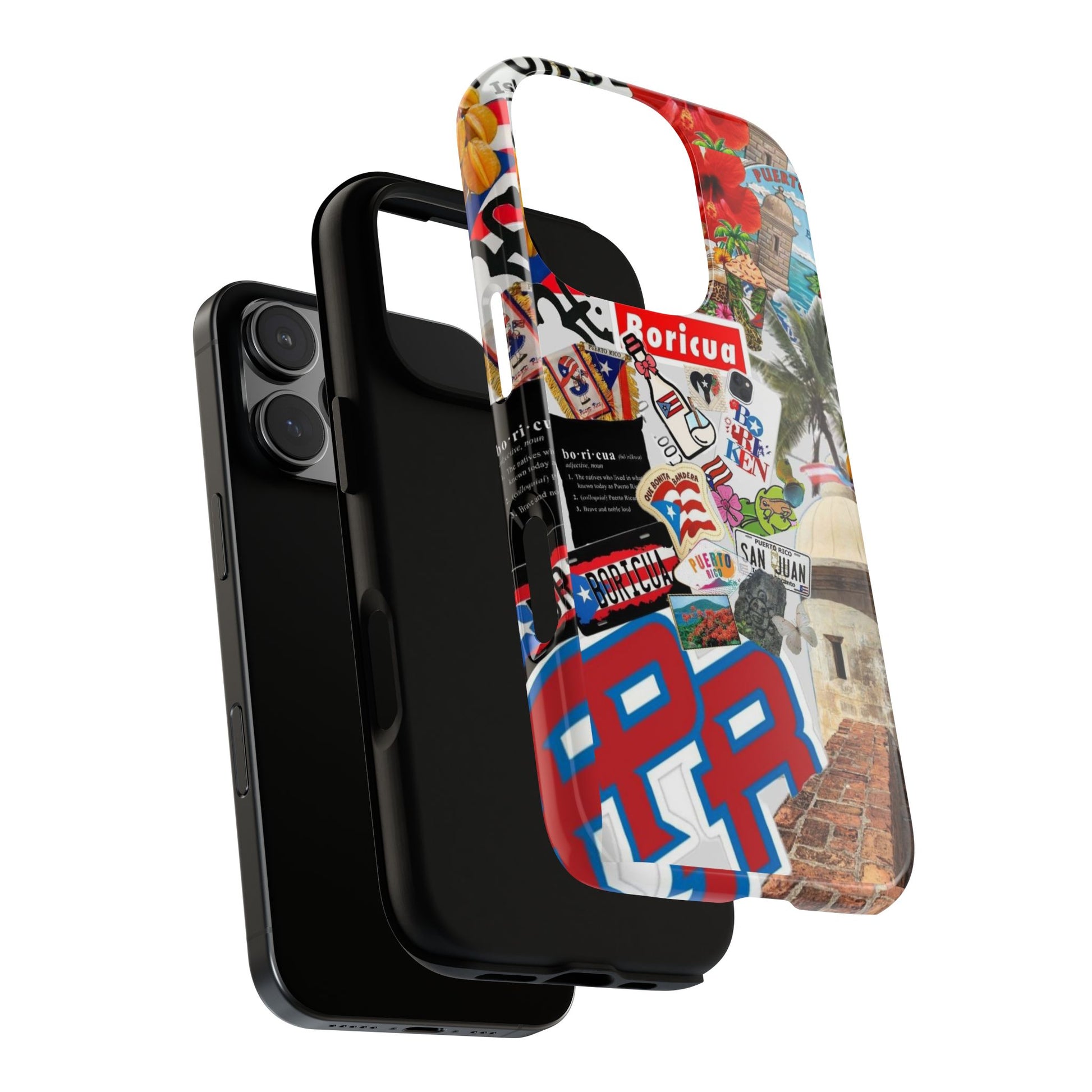 Puerto Rico Boricua Art Tough Cases for iPhones, Samsung, and Pixel