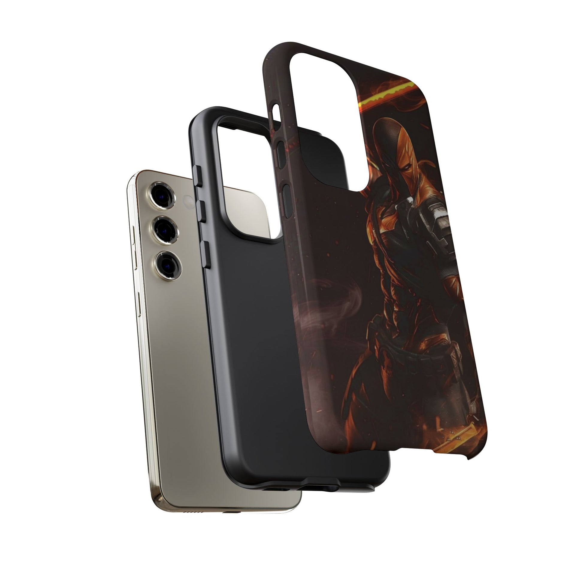 DC Comics Death Stroke Tough Cases for iPhones, Samsung, and Pixel