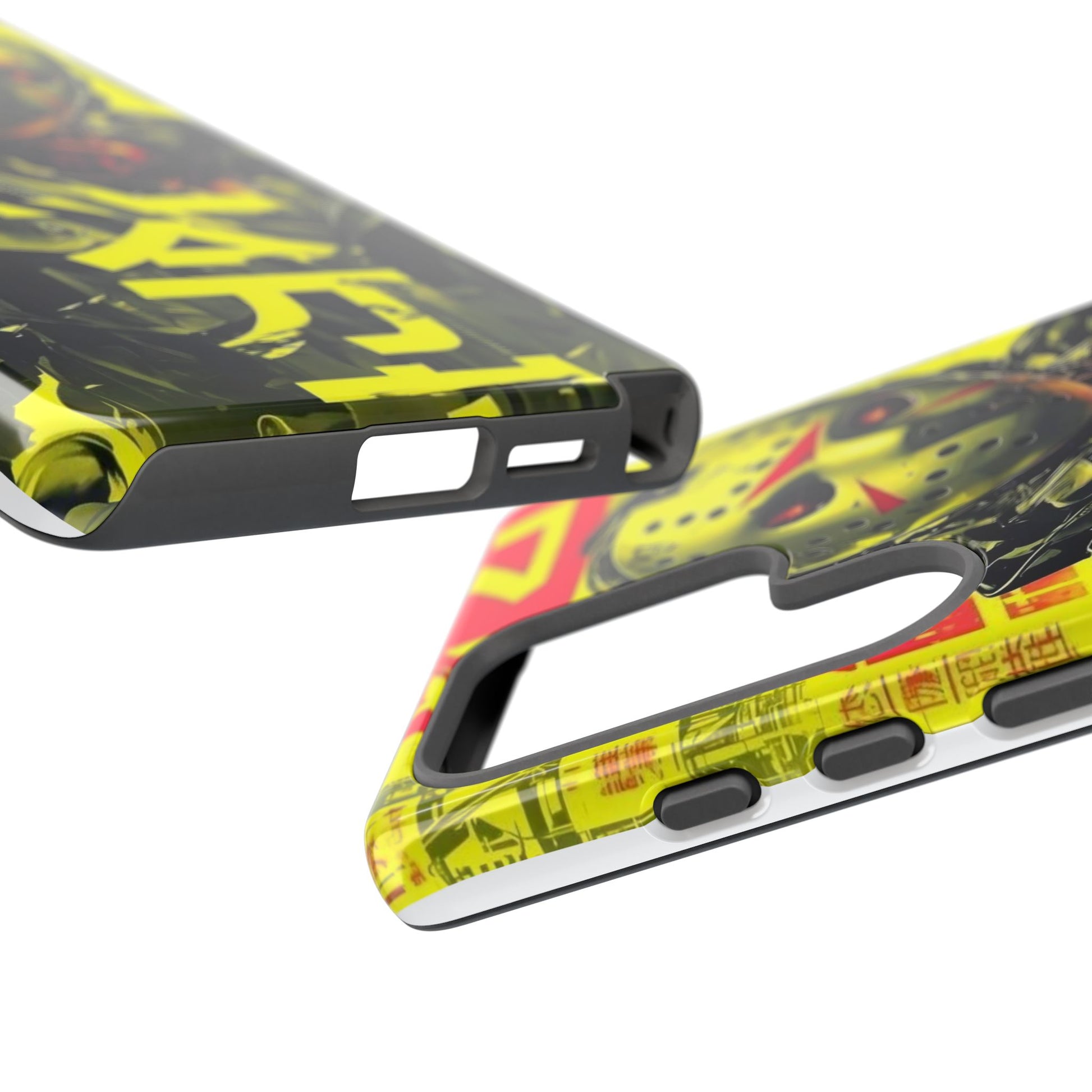 Cyberpunk X Jason Voorhees Tough Cases for iPhones, Samsung, and Pixel