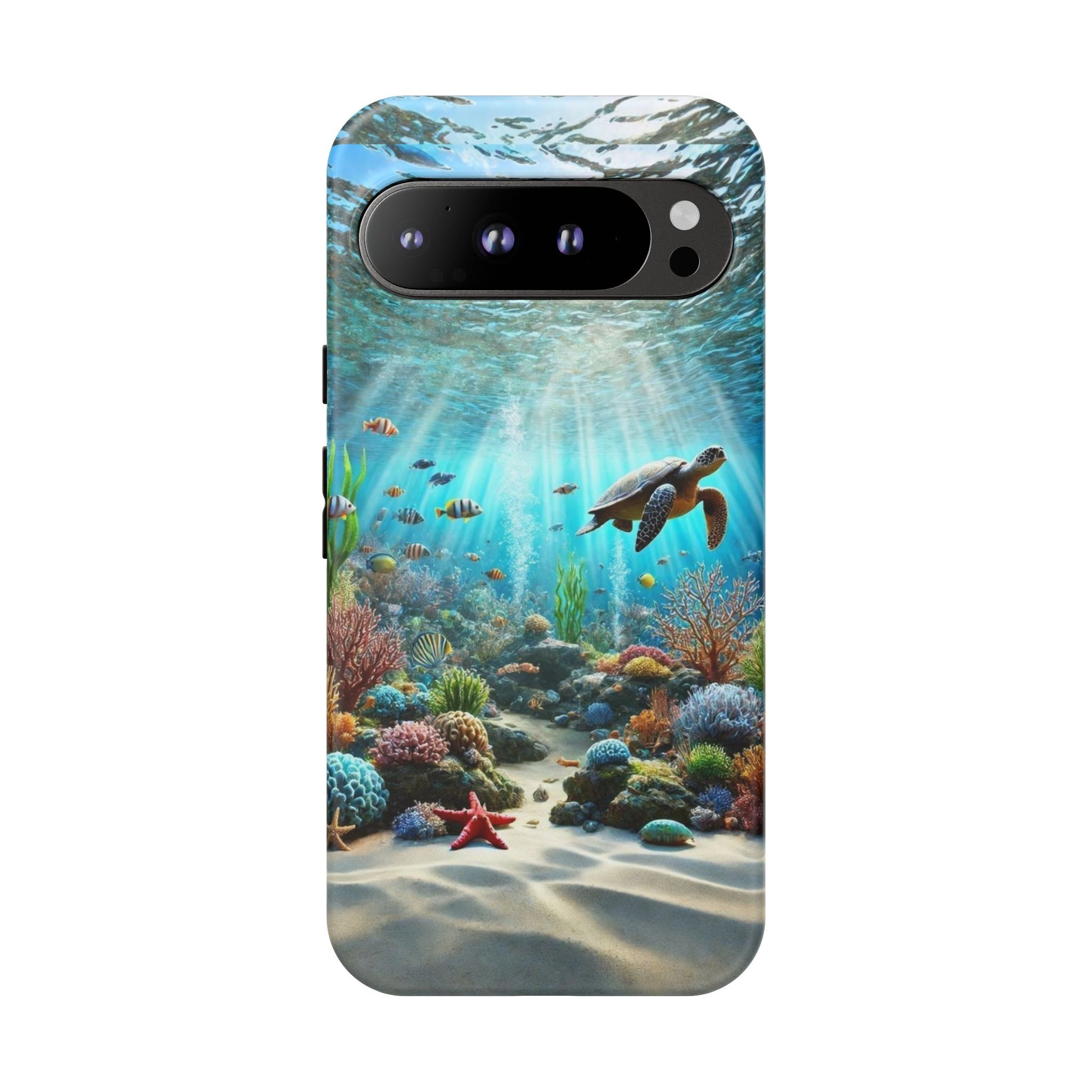 Under Sea Landscape Tough Cases for iPhones, Samsung, and Pixel