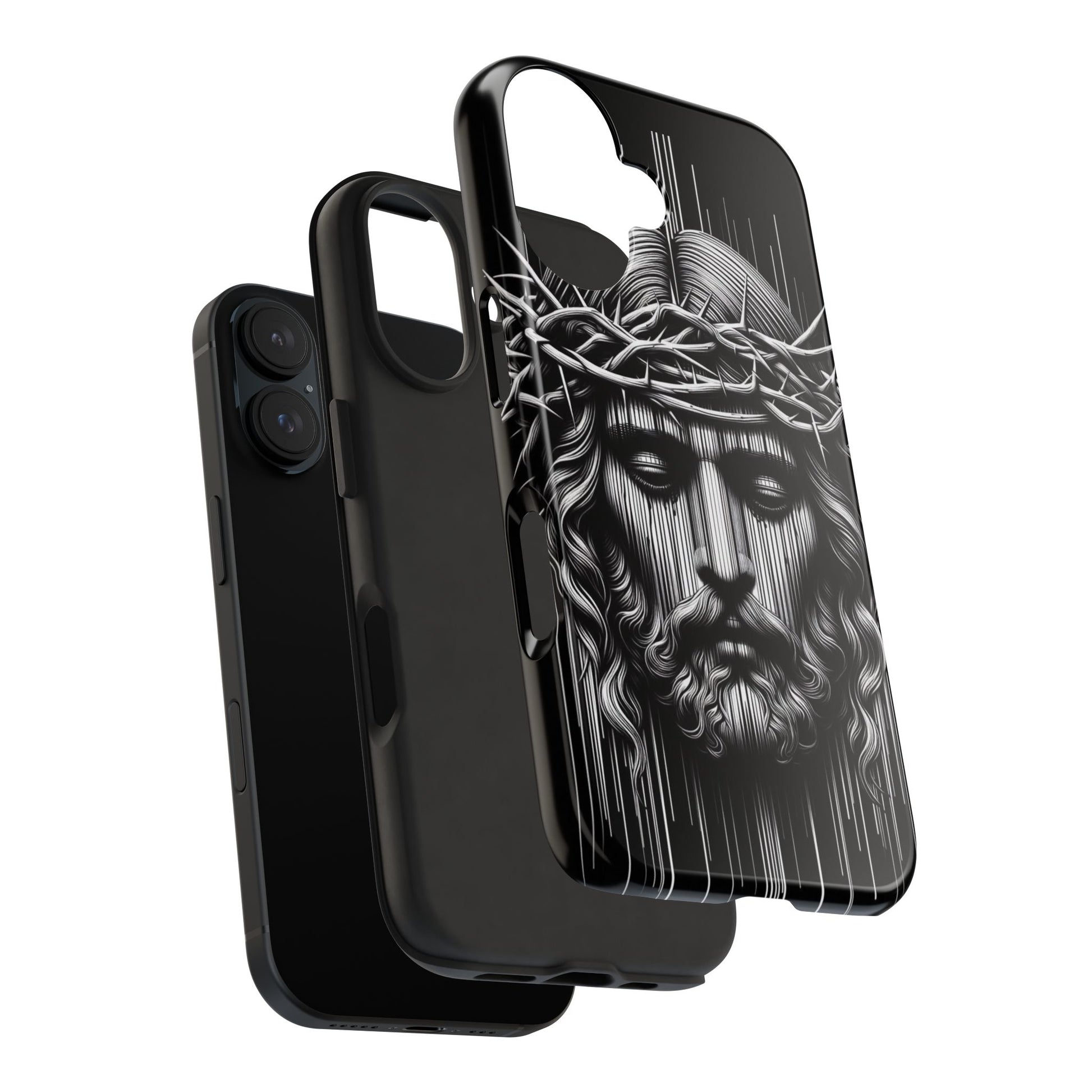 Jesus The King Crown Christian Phone Cases for iPhones & Samsung Phones