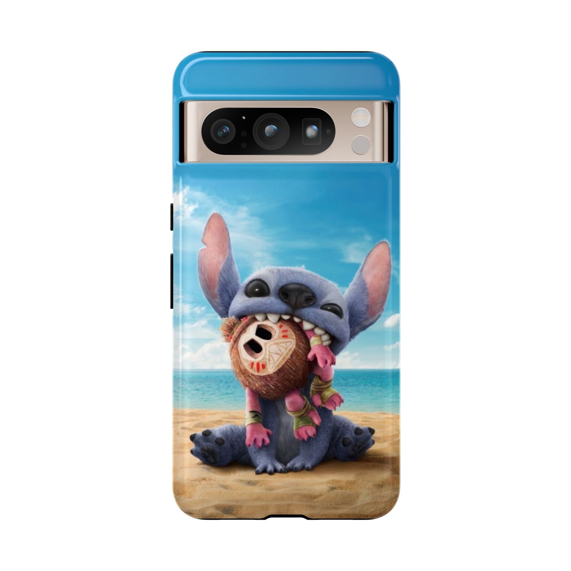 Stitch Beach Sunset Landscape Phone Case for iPhone, Samsung Galaxy, & Pixel Phones