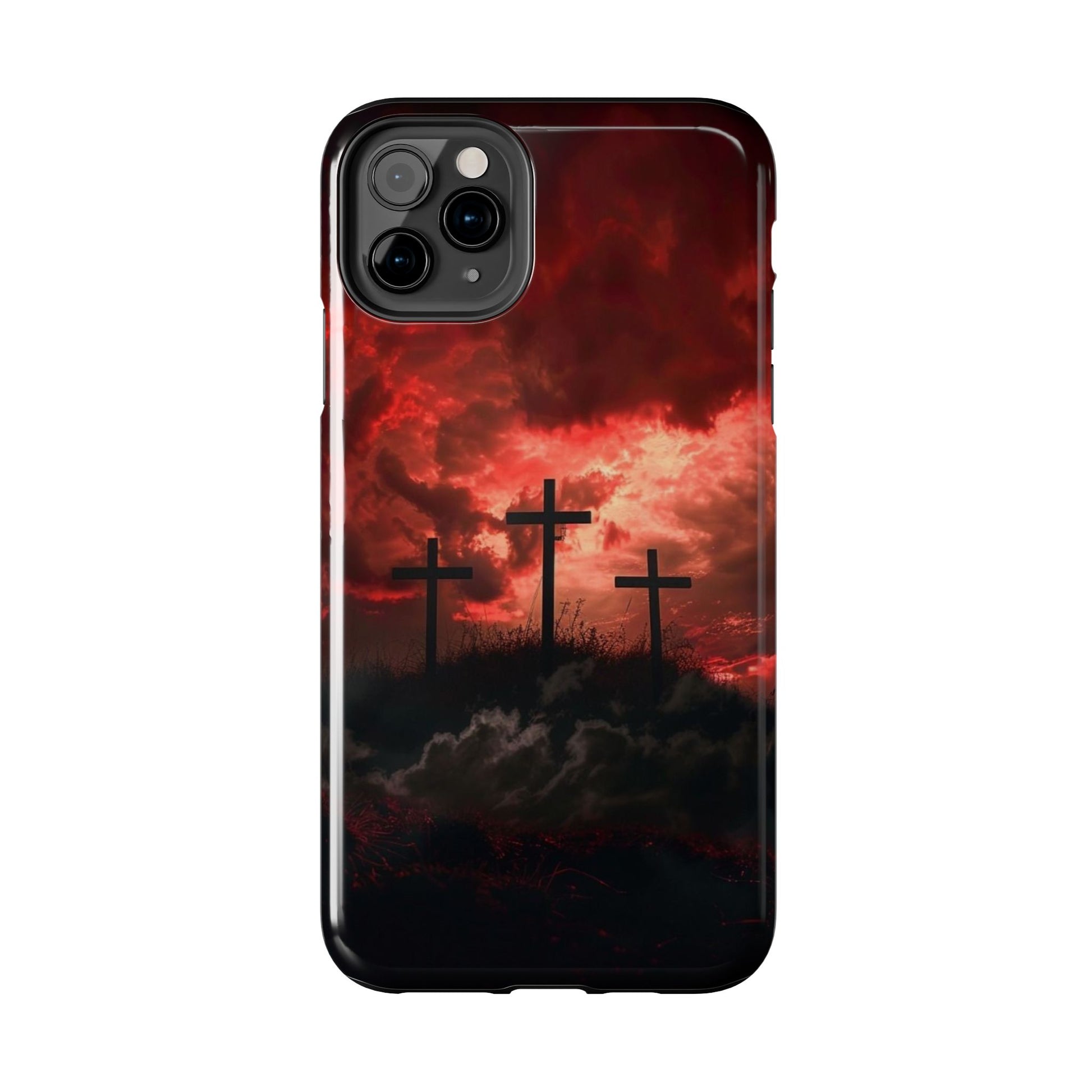 Crosses at Golgotha Christian Cases for iPhones & Samsung Phones