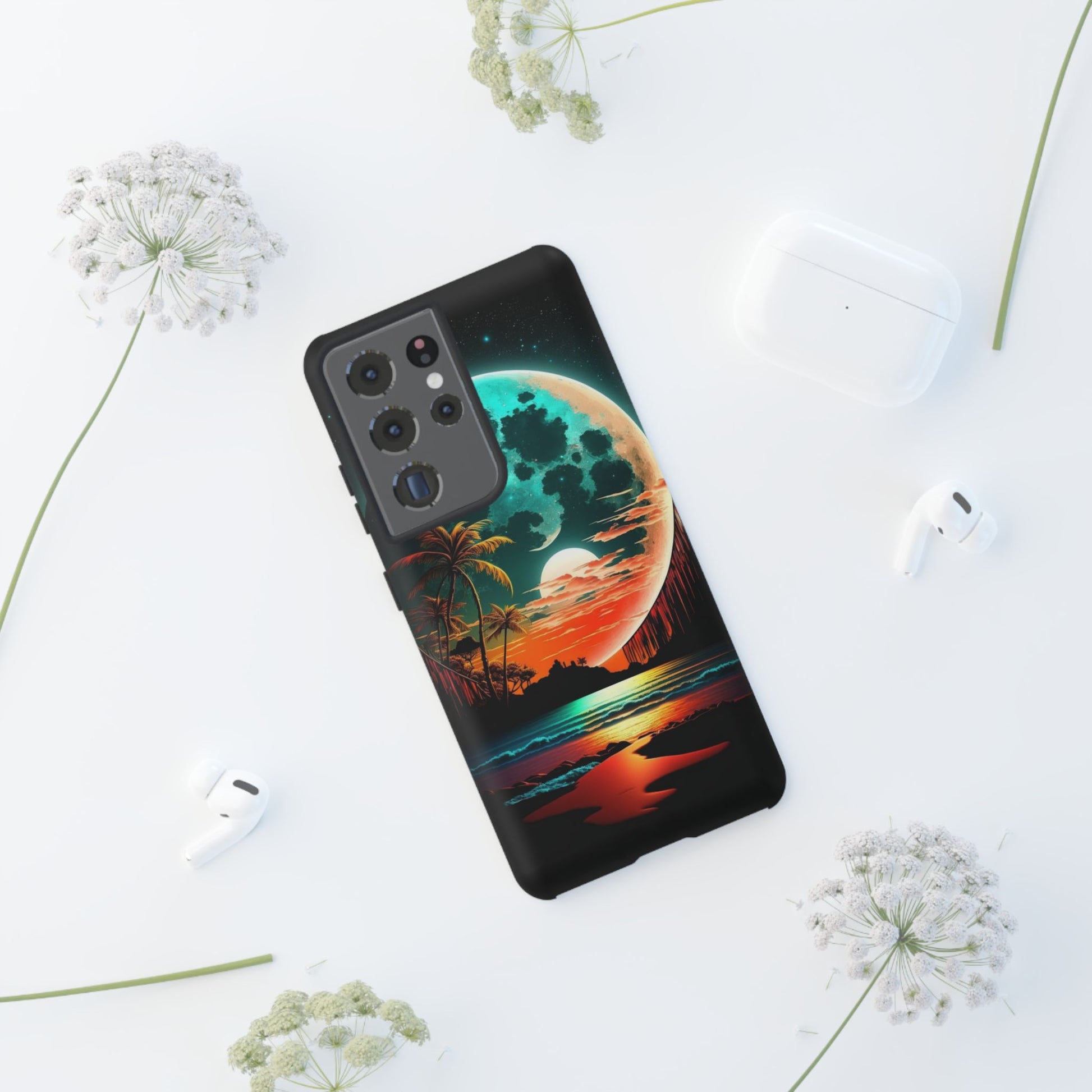 Fantasy Beach Sunset Landscape Phone Case for iPhone, Samsung Galaxy, & Pixel Phones