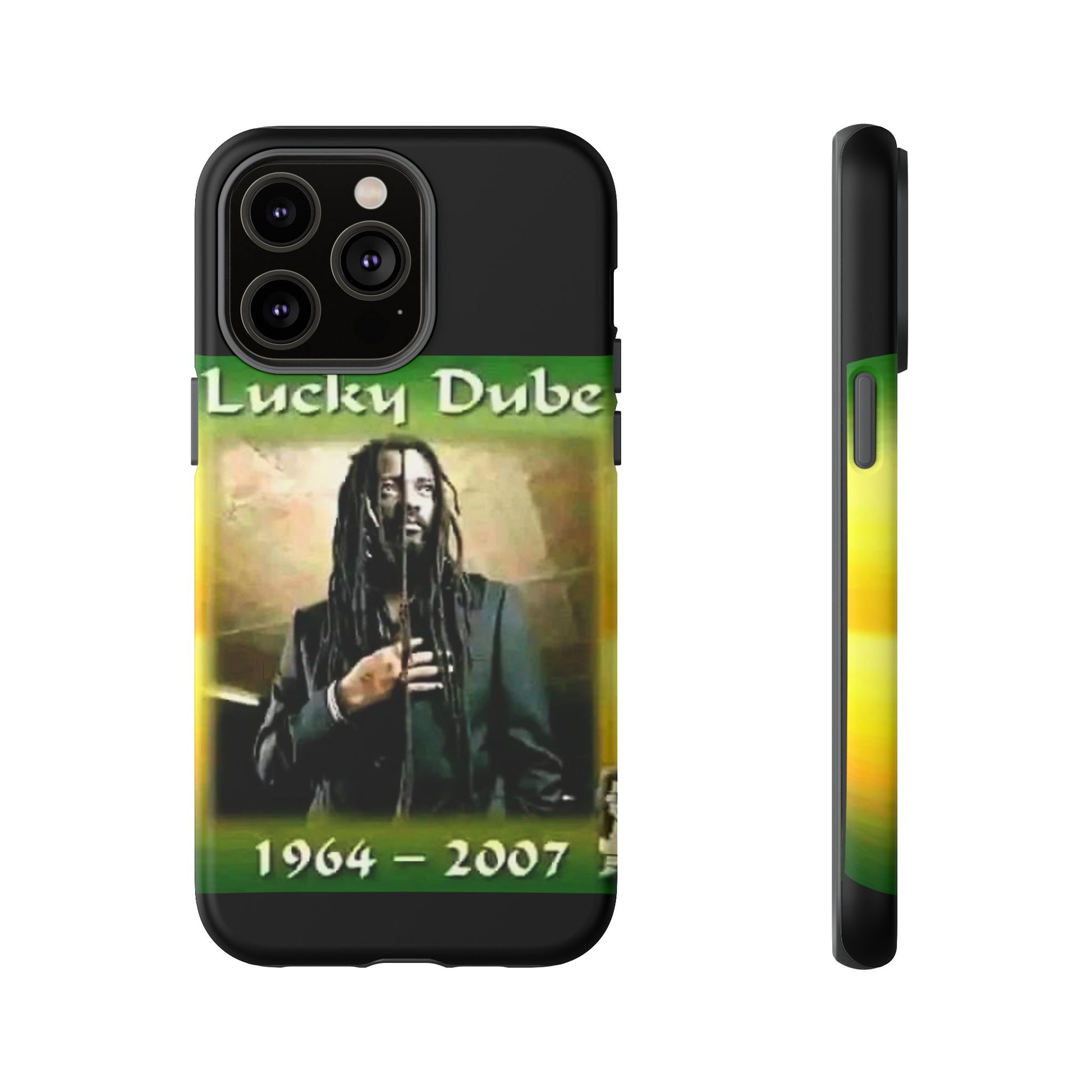 Lucky Dube Tough Cases for iPhones, Samsung, and Pixel