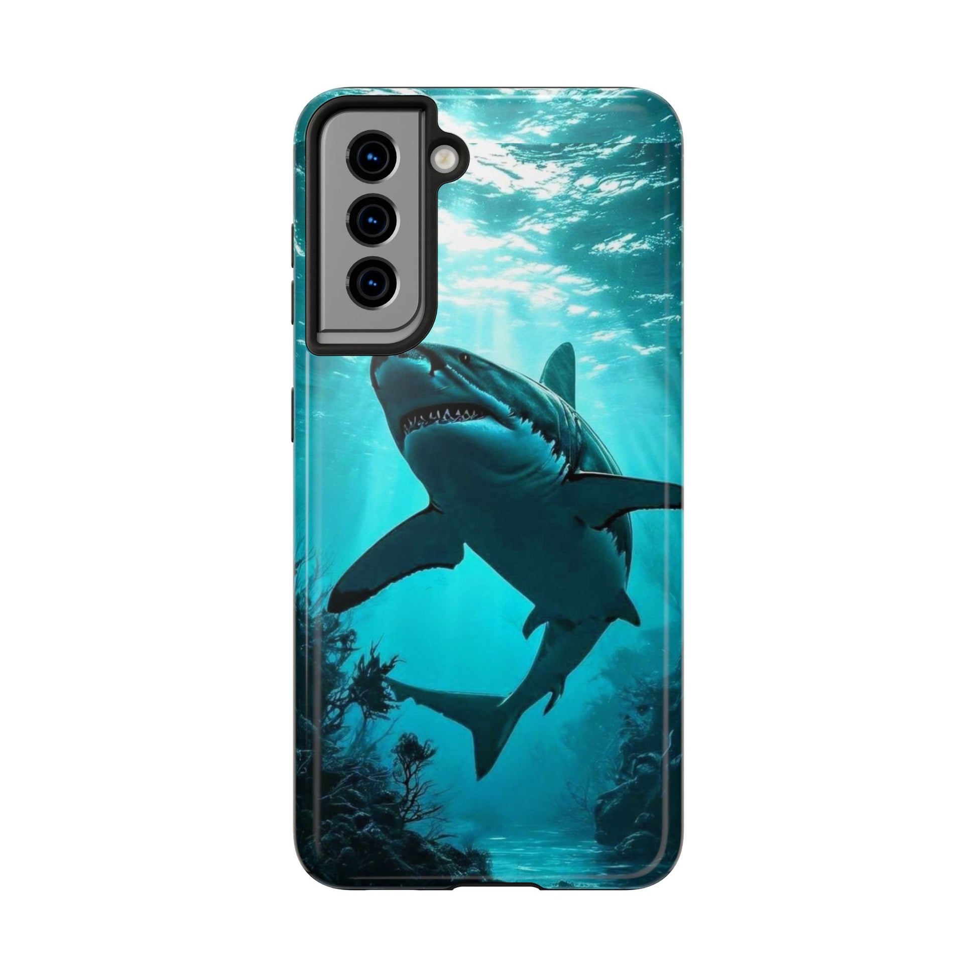 Killer Shark Theme Phone Cases for iPhones & Samsung Phones