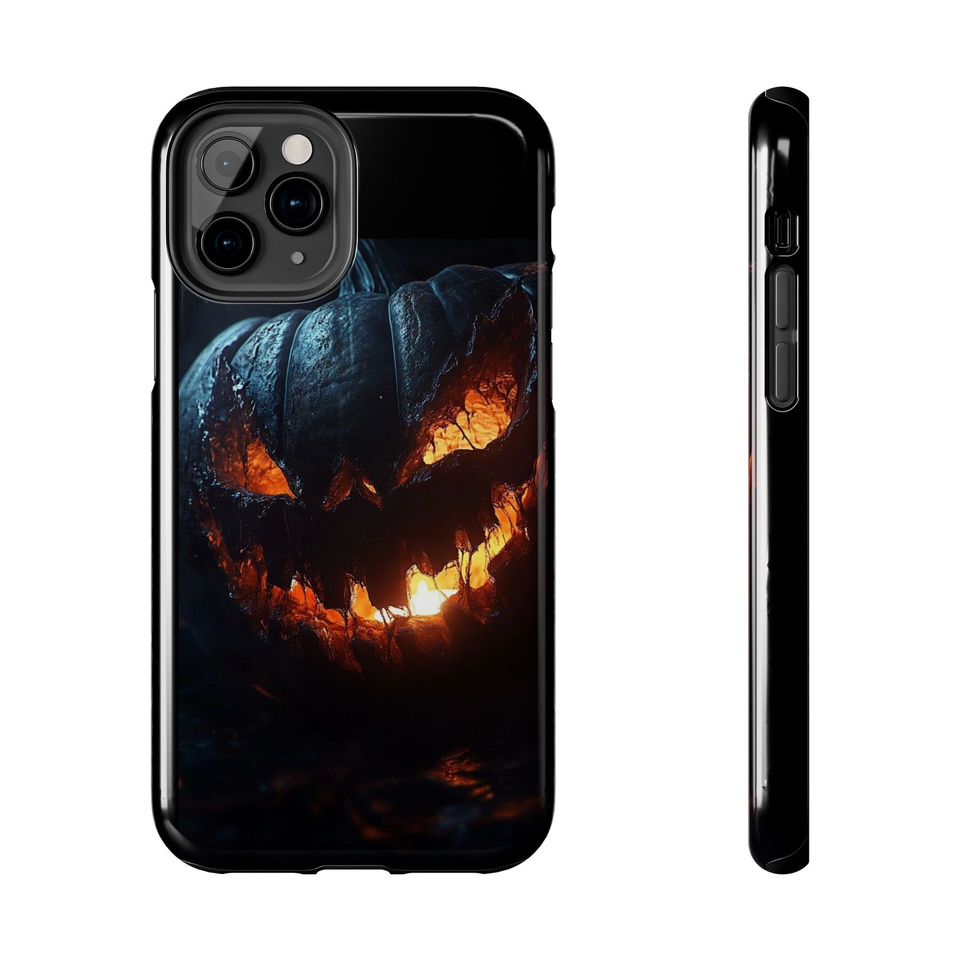 Scary Pumpkin Halloween Theme Phone Cases for iPhones & Samsung Phones