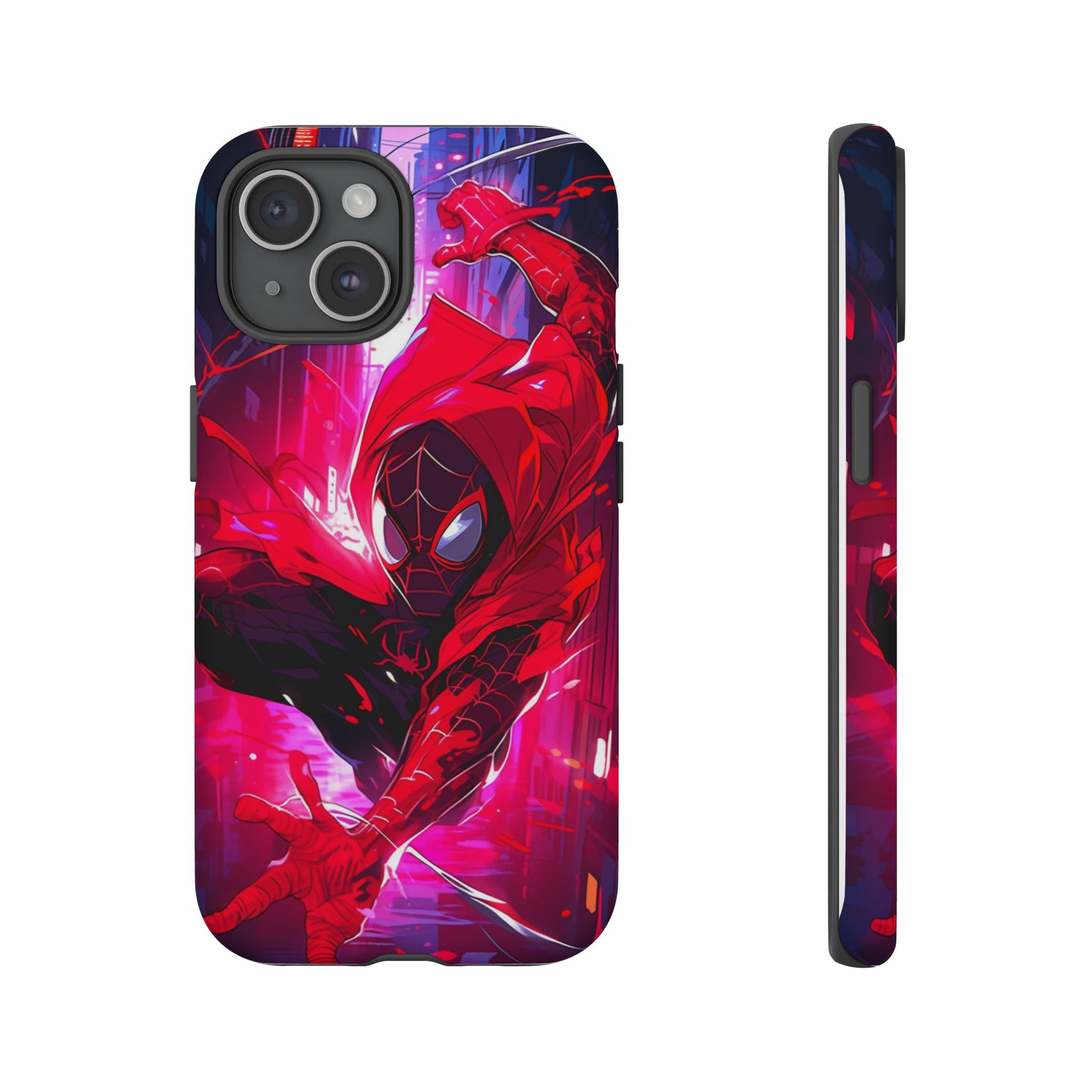 Miles Morales Spiderman Phone Case, Tough Cases for iPhones, Samsung, and Pixel