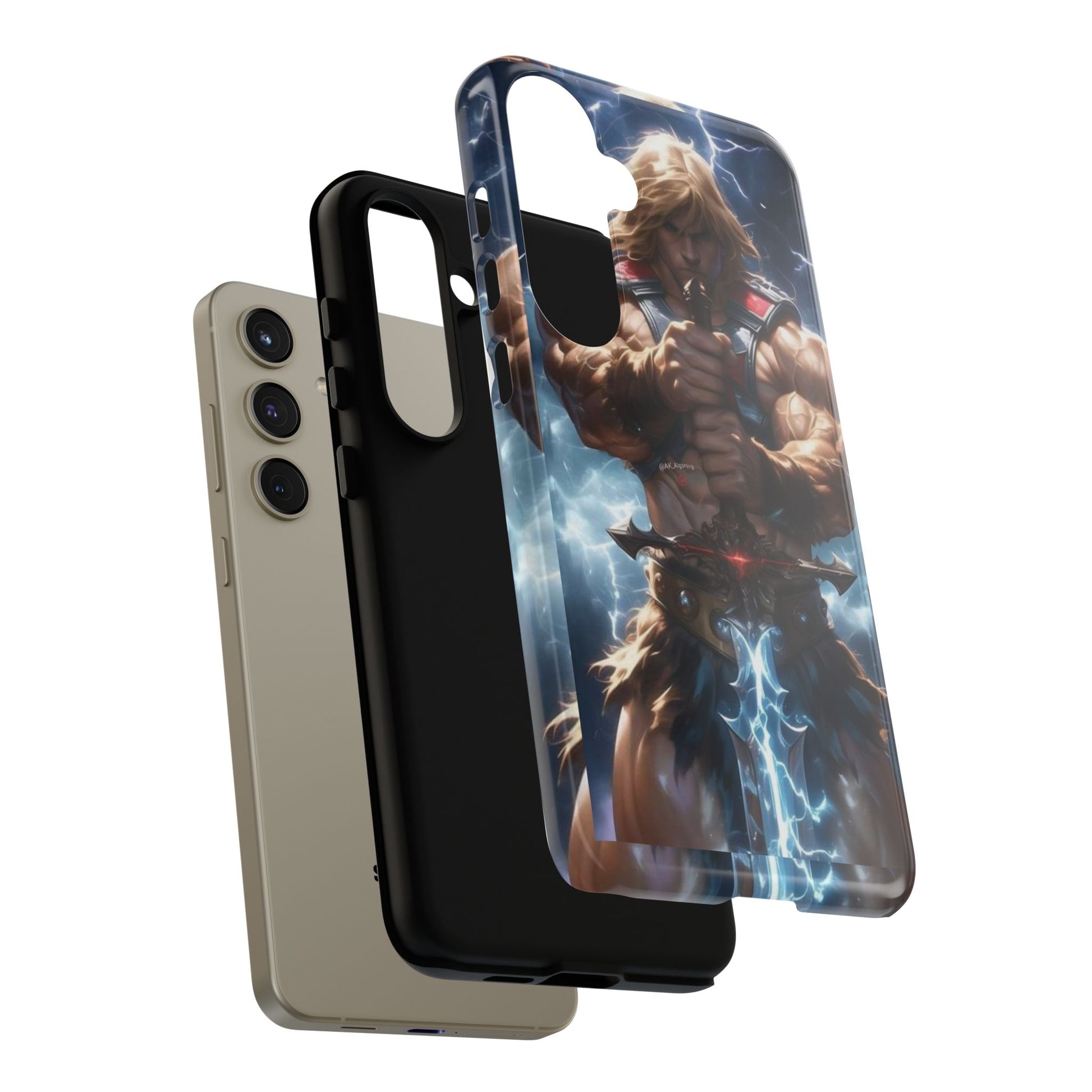He-Man Masters of the Universe Tough Cases for iPhones, Samsung, and Pixel