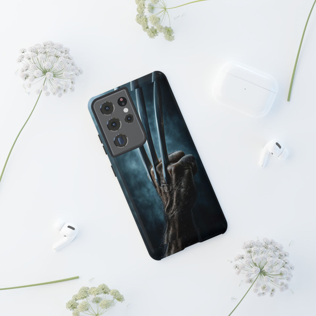 Logan's Claws Wolverine Tough Cases for iPhones, Samsung, and Pixel