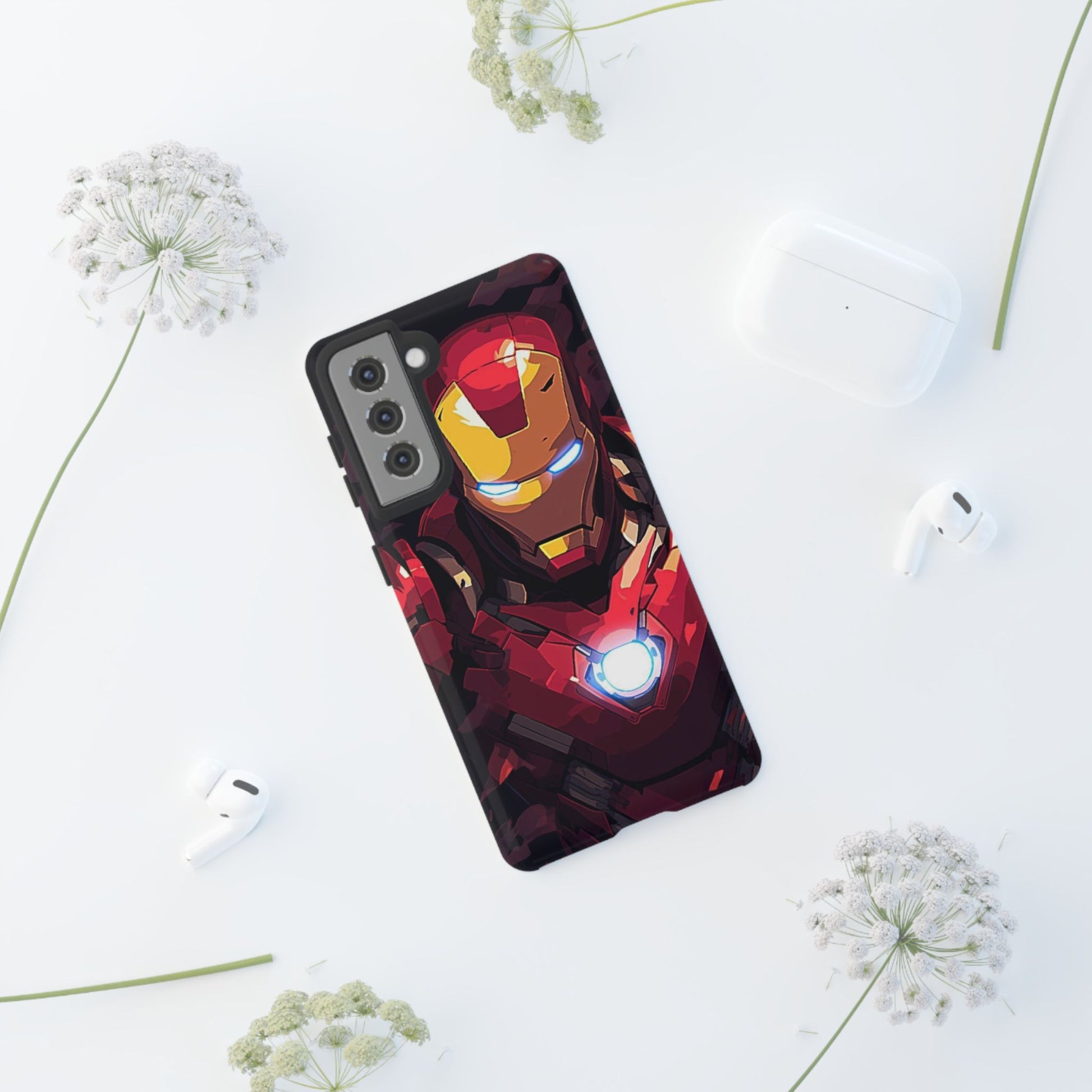 Invincible Iron Man Tough Cases for iPhones, Samsung, and Pixel