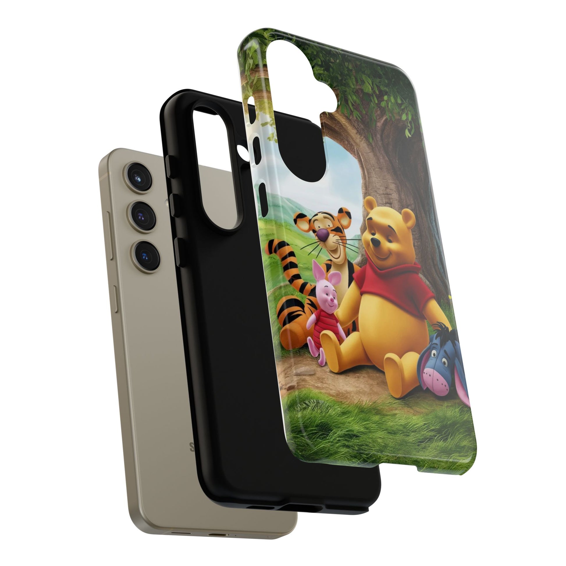 Cute Pooh Bear Phone Case, Tough Cases, Disney Phone for iPhones, Samsung, and Pixel