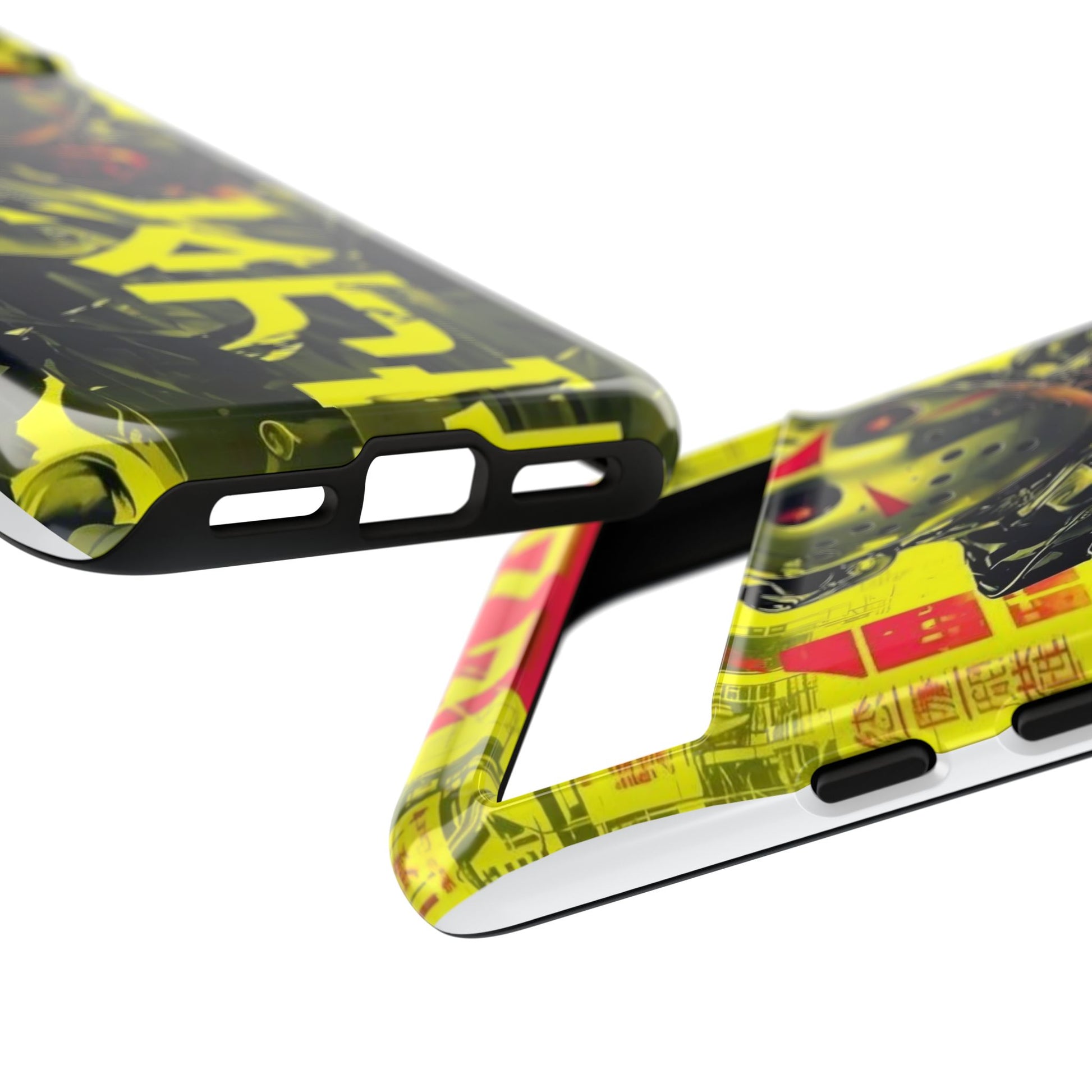 Cyberpunk X Jason Voorhees Tough Cases for iPhones, Samsung, and Pixel