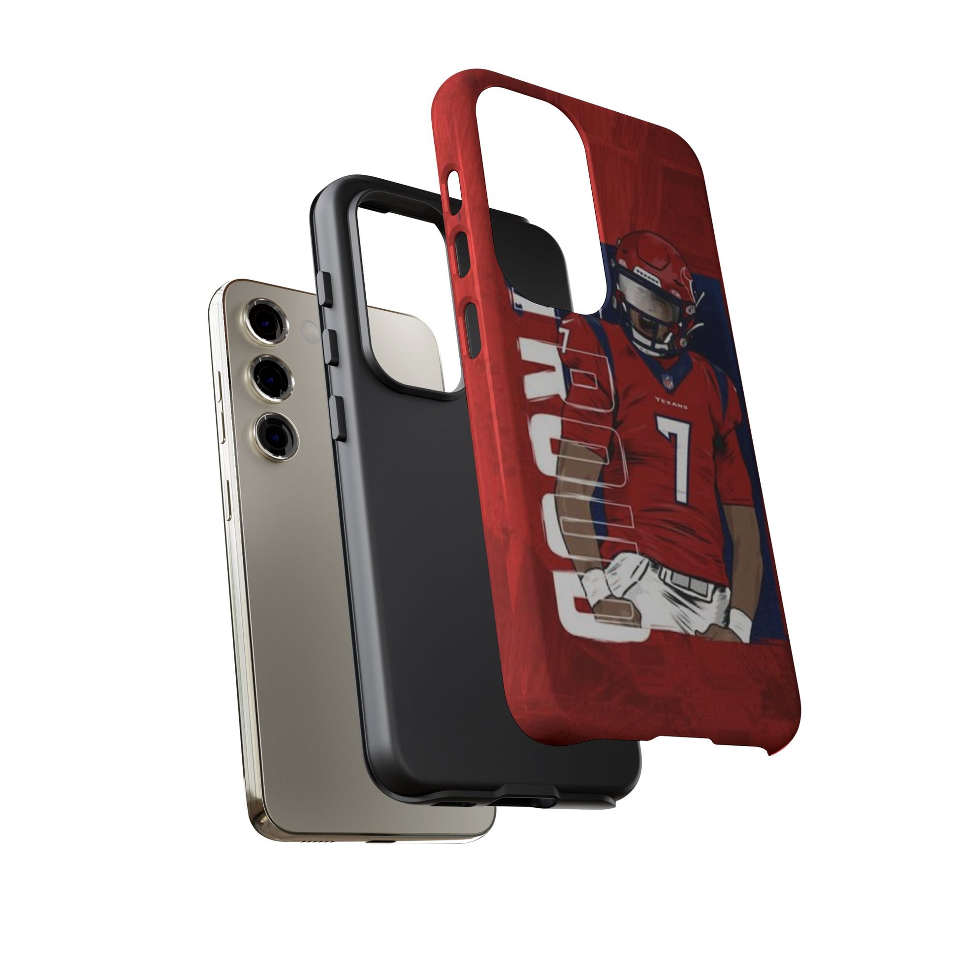 Houston Texans Football CJ Stroud Tough Cases for iPhones, Samsung, and Pixel
