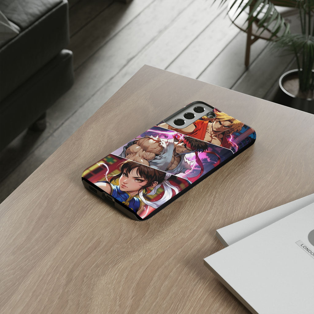 Street Fighter Gamer Theme Tough Cases for iPhones, Samsung, and Pixel