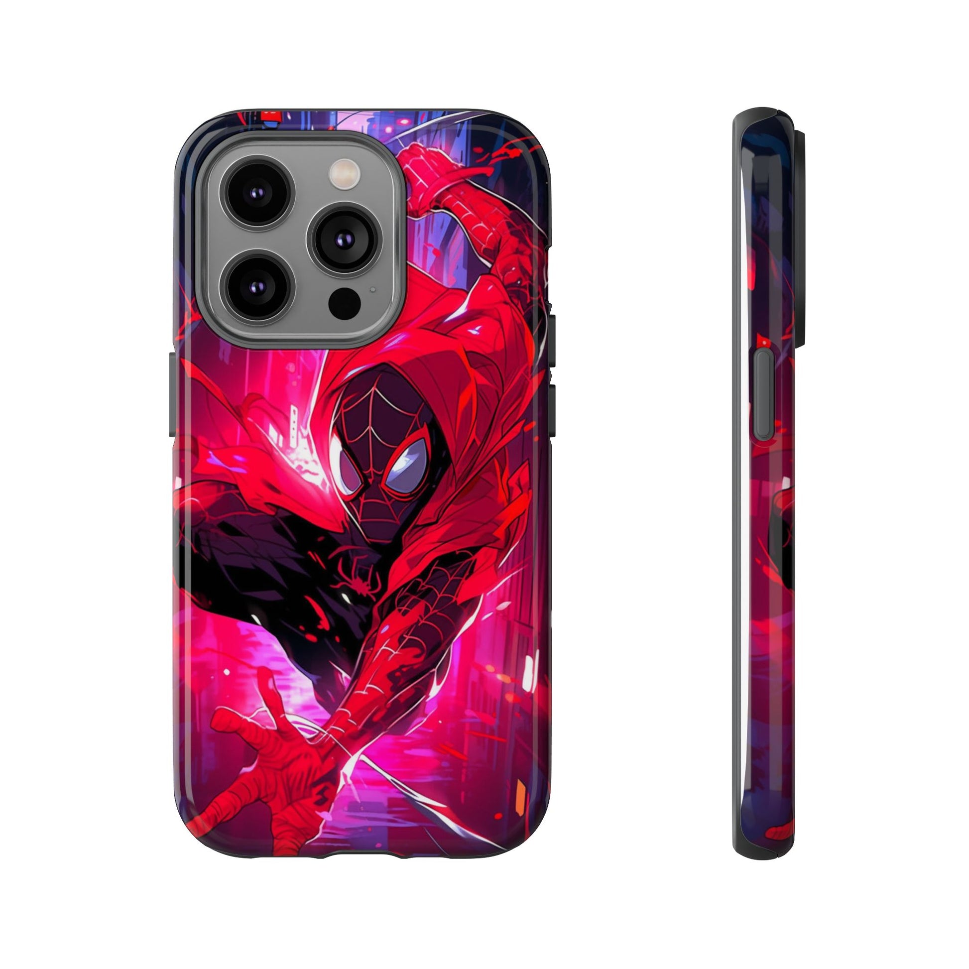 Miles Morales Spiderman Phone Case, Tough Cases for iPhones, Samsung, and Pixel