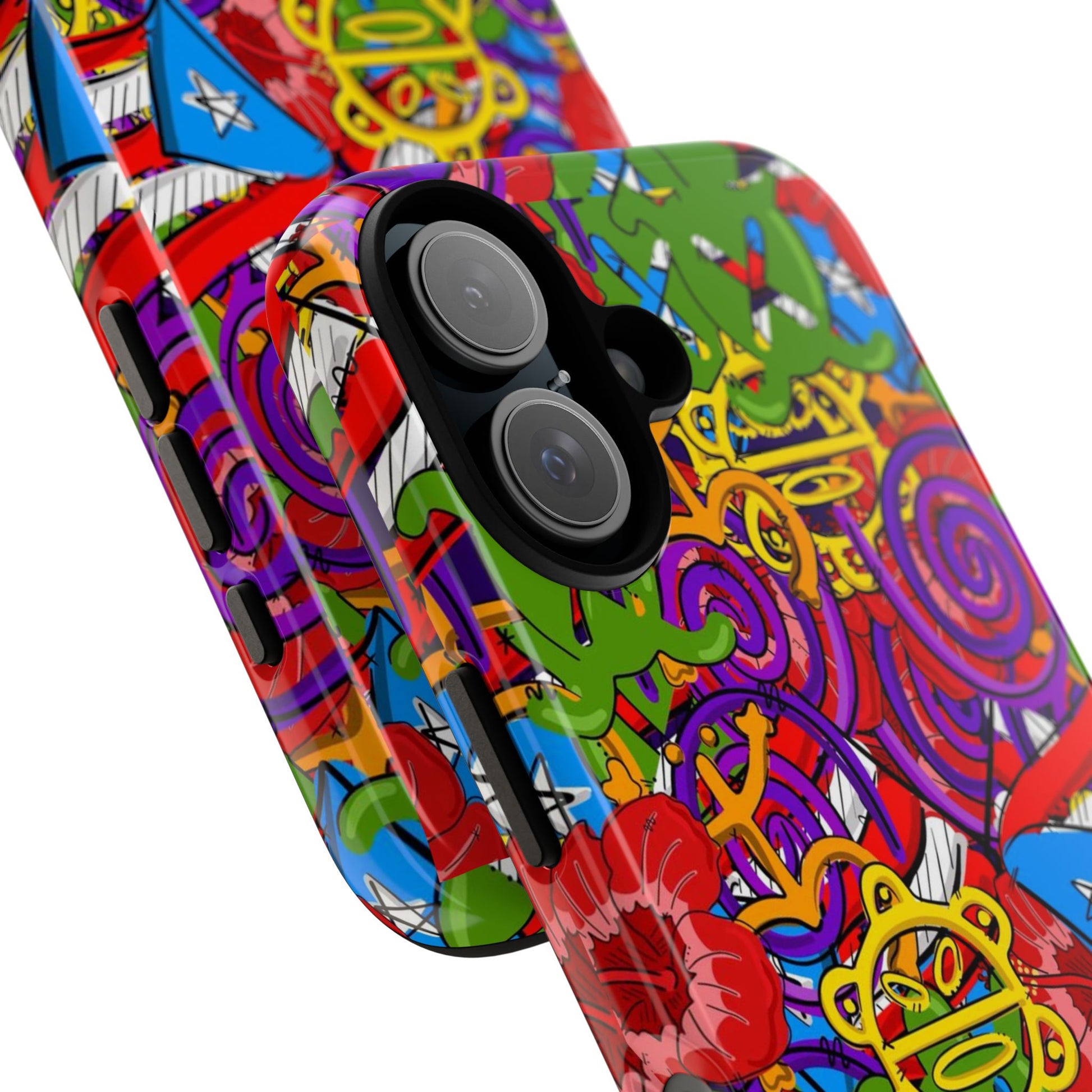 Puerto Rico Taino Tribal Art Tough Cases for iPhones, Samsung, and Pixel