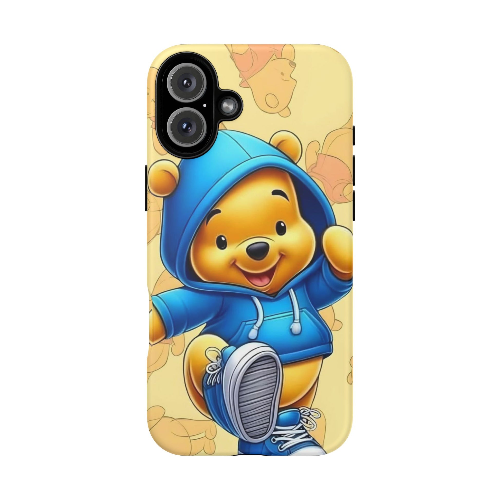 Cute Pooh Bear Phone Case, Tough Case