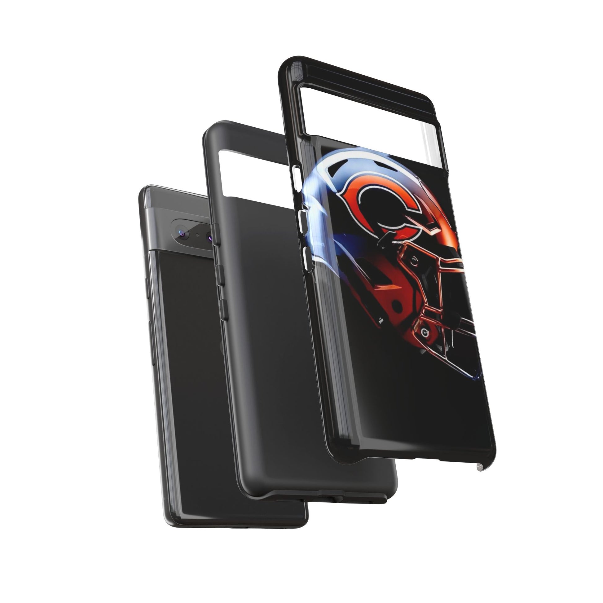 Football Helmet Chicago Bears Phone Case, Tough Cases for iPhones, Samsung, and Pixel