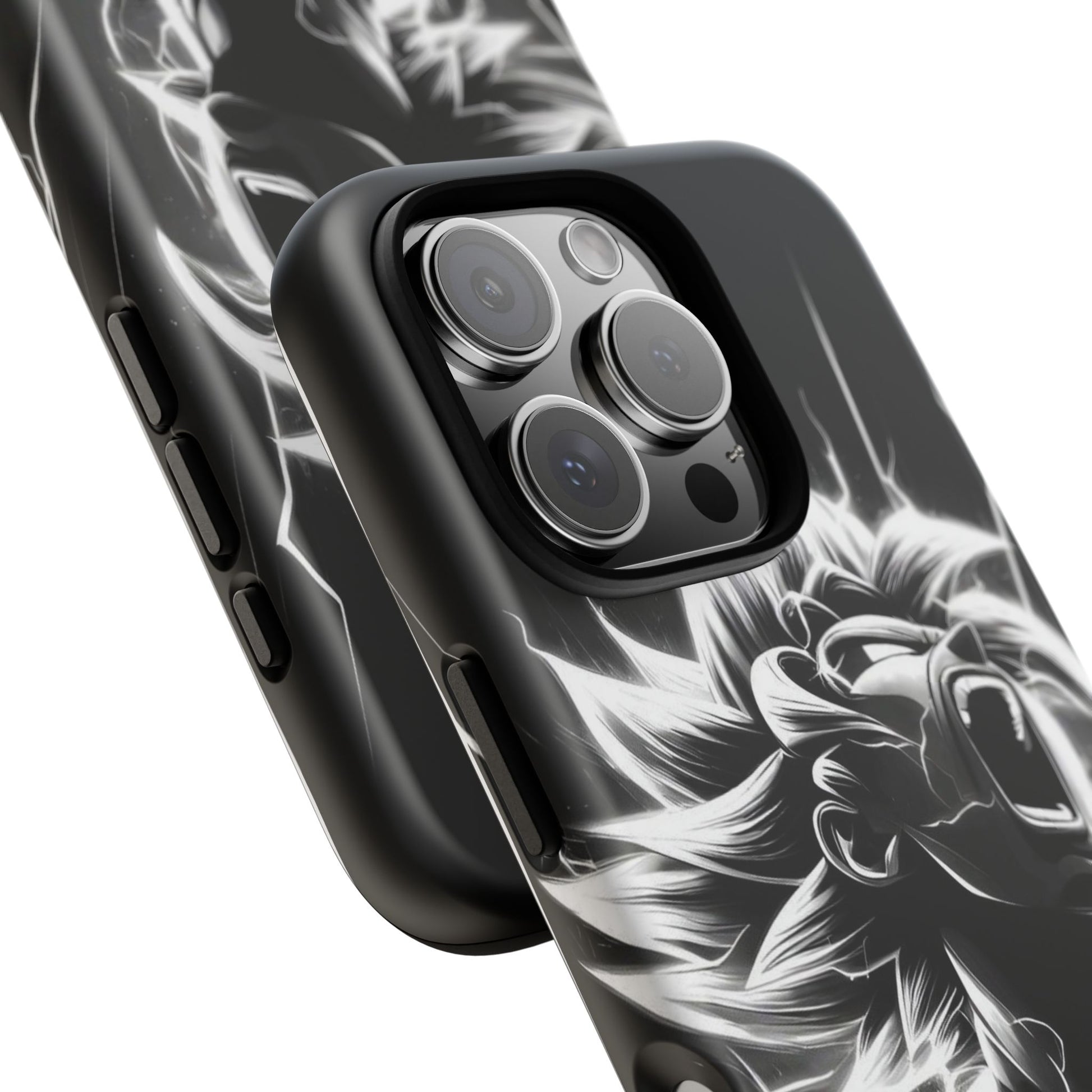 Anime Saiyan Rage Dragon ball Z Tough Cases for iPhones, Samsung, and Pixel