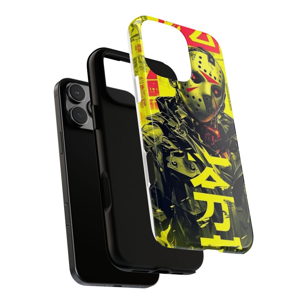 Cyberpunk X Jason Voorhees Tough Cases for iPhones, Samsung, and Pixel