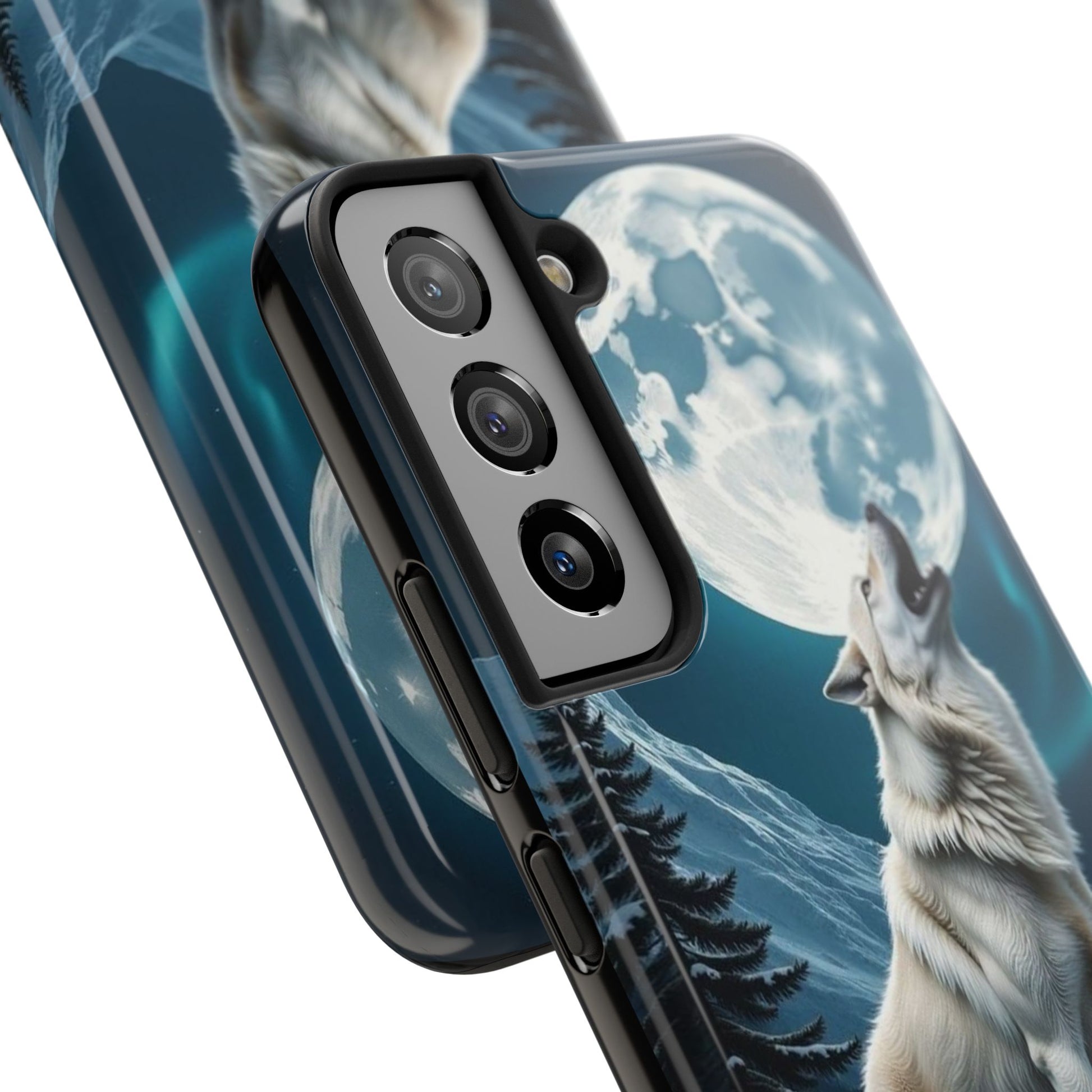Howling Wolf Theme Phone Cases for iPhones & Samsung Phones