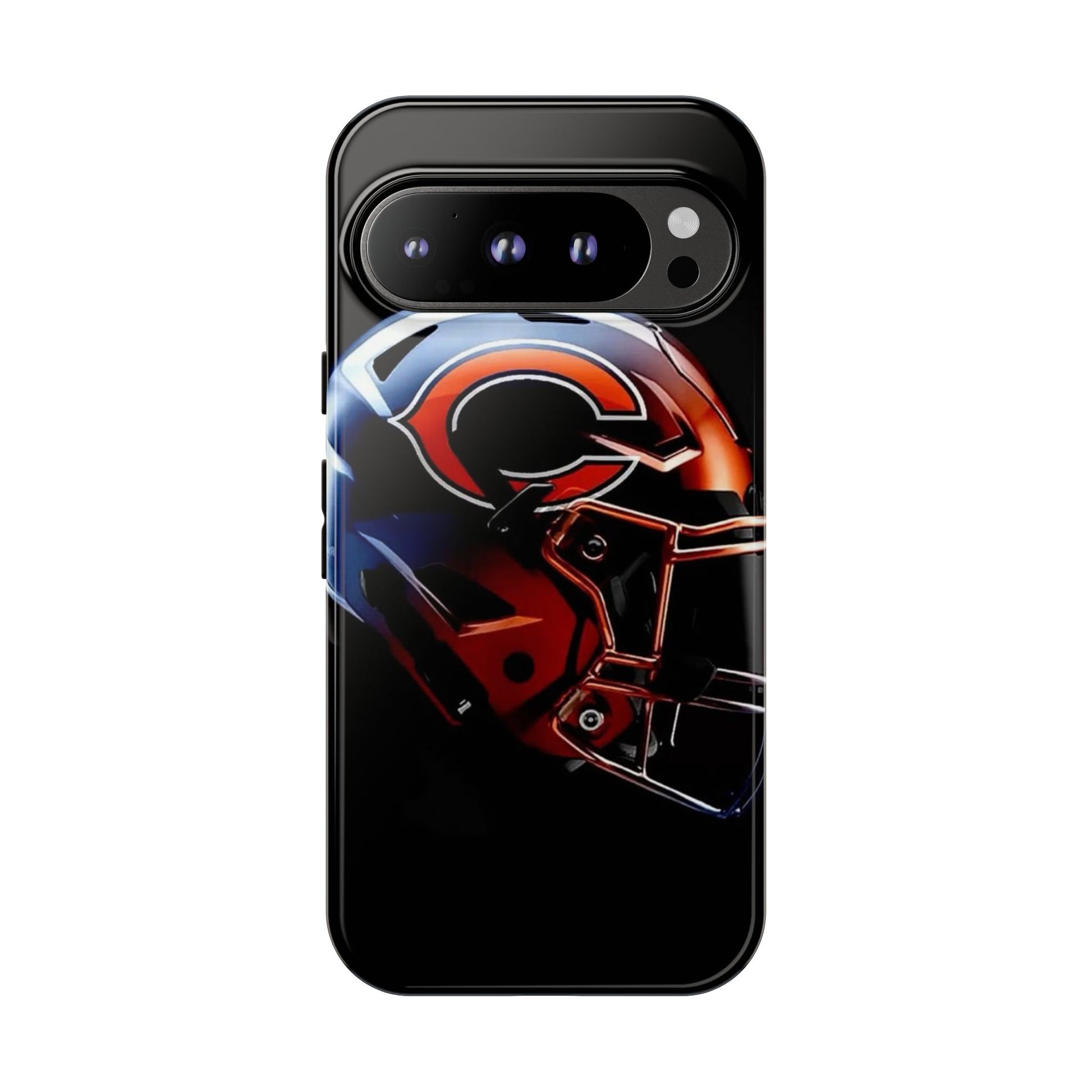 Football Helmet Chicago Bears Phone Case, Tough Cases for iPhones, Samsung, and Pixel